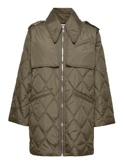 Ripstop Quilt Midi Jacket - Quiltede Jakker