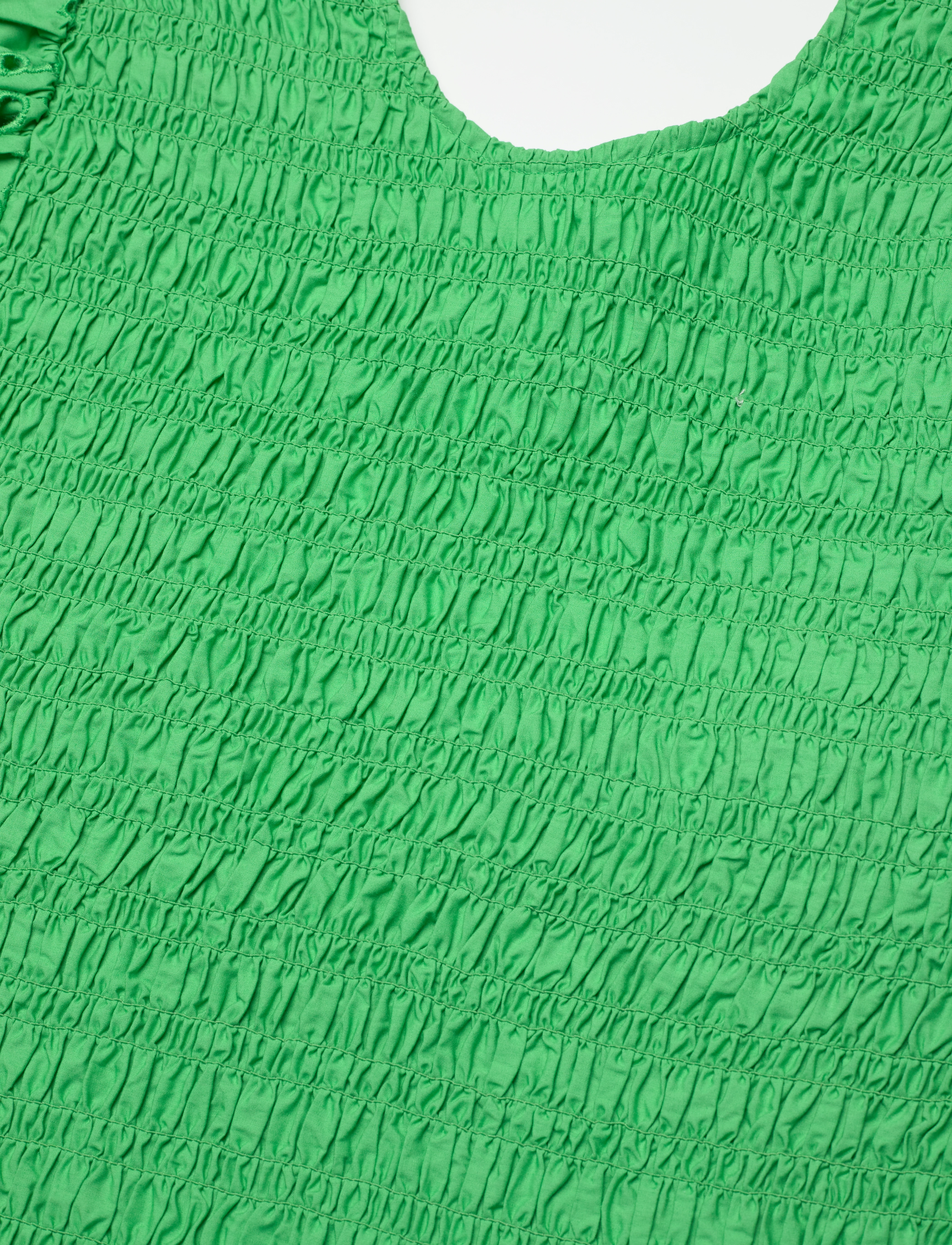 GANNI - Broderie Anglaise Maxi Smock Dress - midikleidid - kelly green - 2