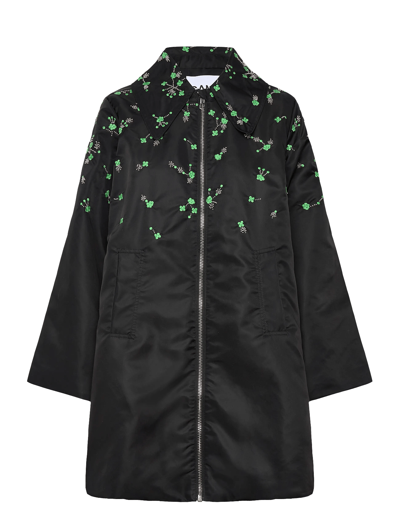 GANNI | Outerwear Nylon Coat | 44