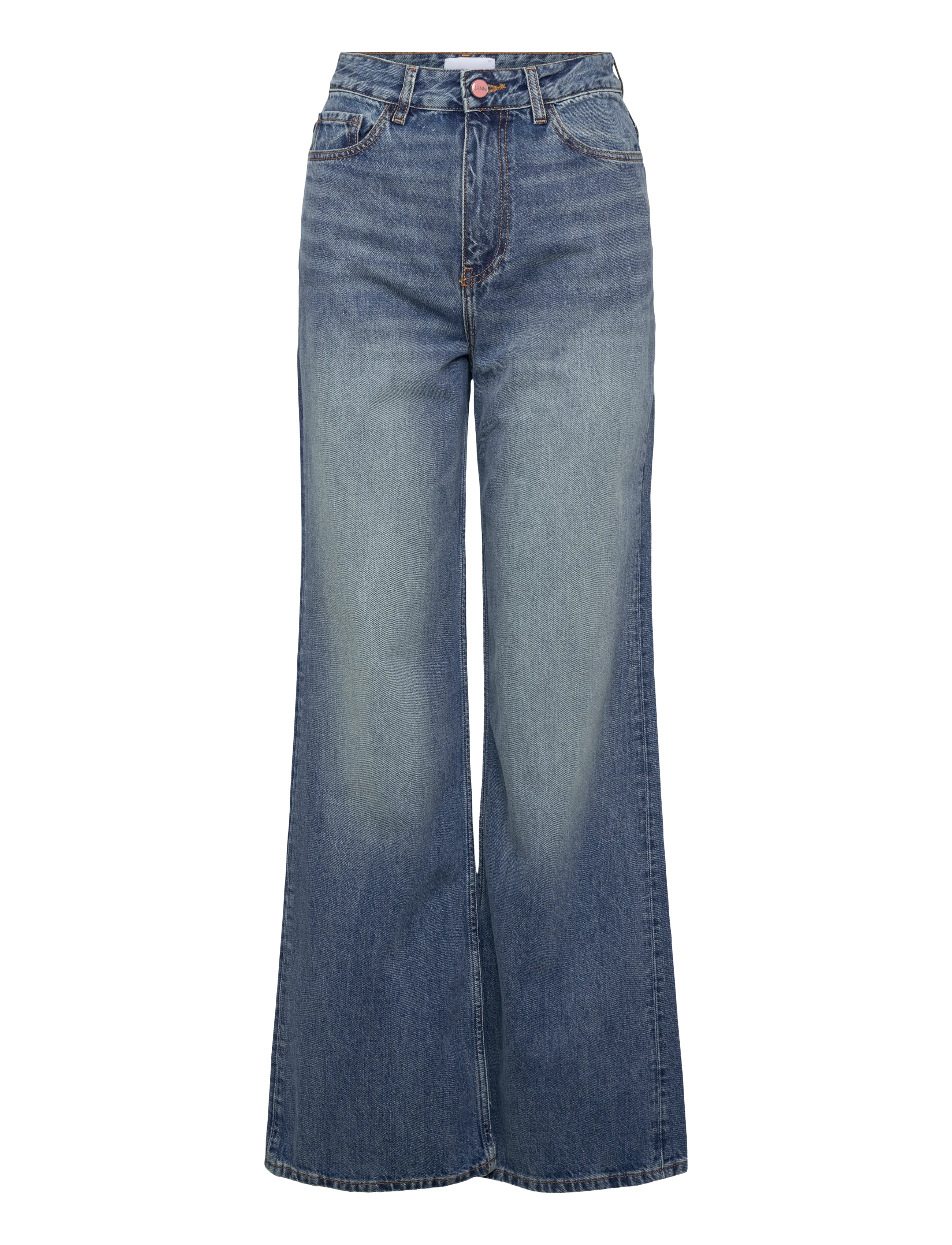 GANNI Rigid Denim Magny Blau - 30W/32L - Damen