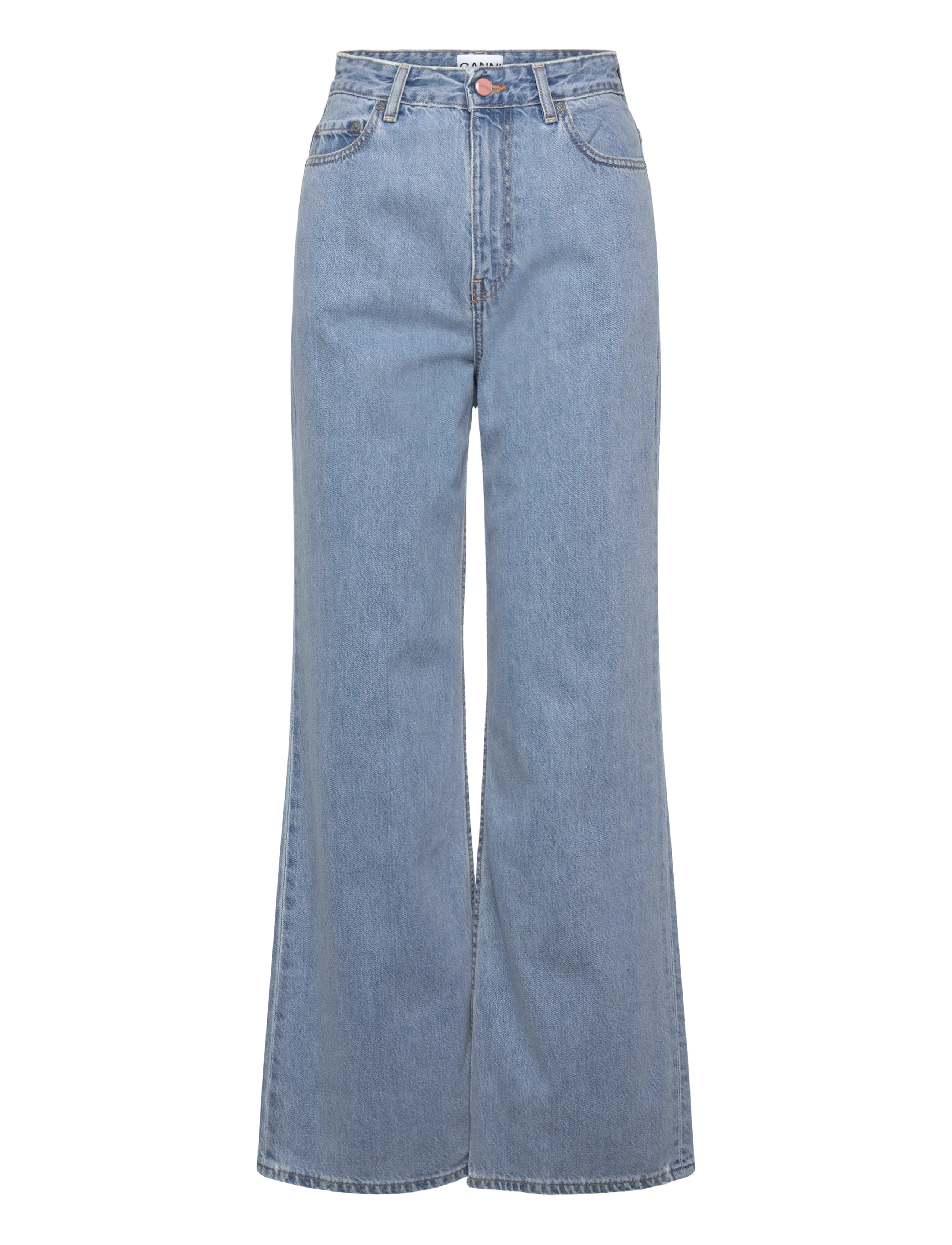 GANNI Rigid Denim Magny Blau - 29W/32L - Damen