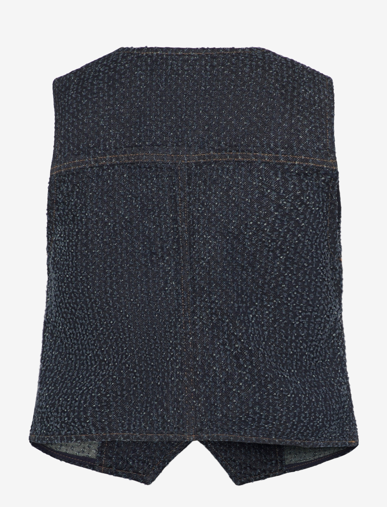 GANNI - FLUFFY DENIM VEST - denimveste - rinse - 1