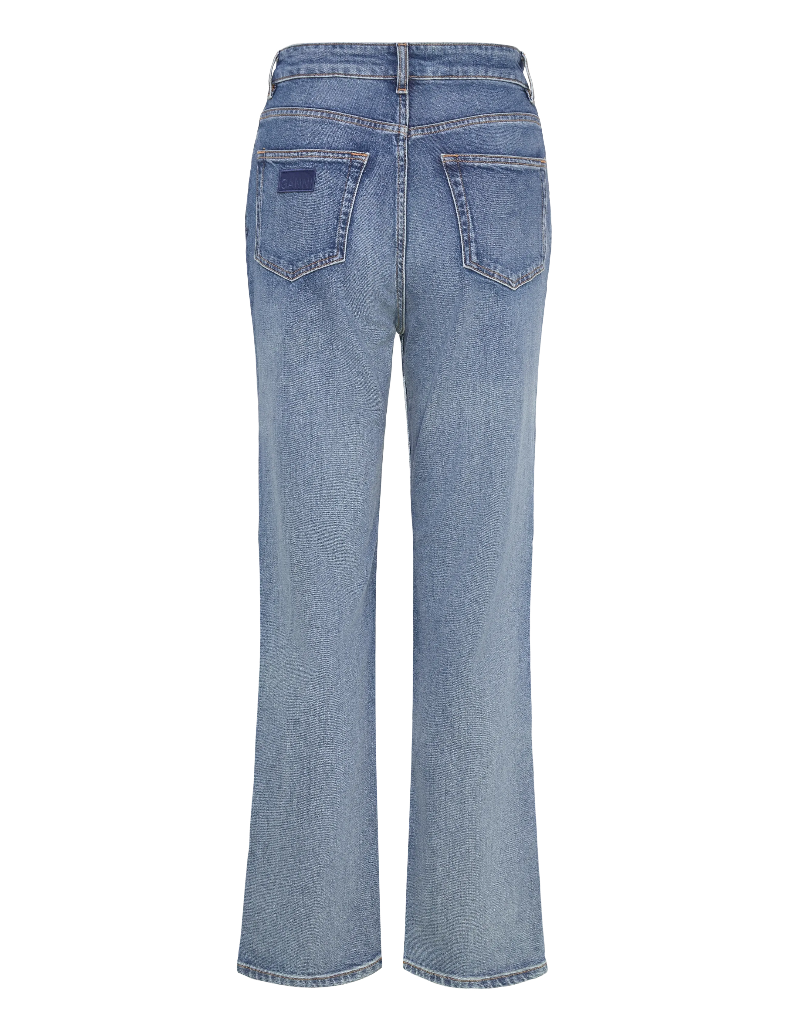 GANNI - VINTAGE POHLI JEANS - bootcut jeans - mid blue vintage - 1
