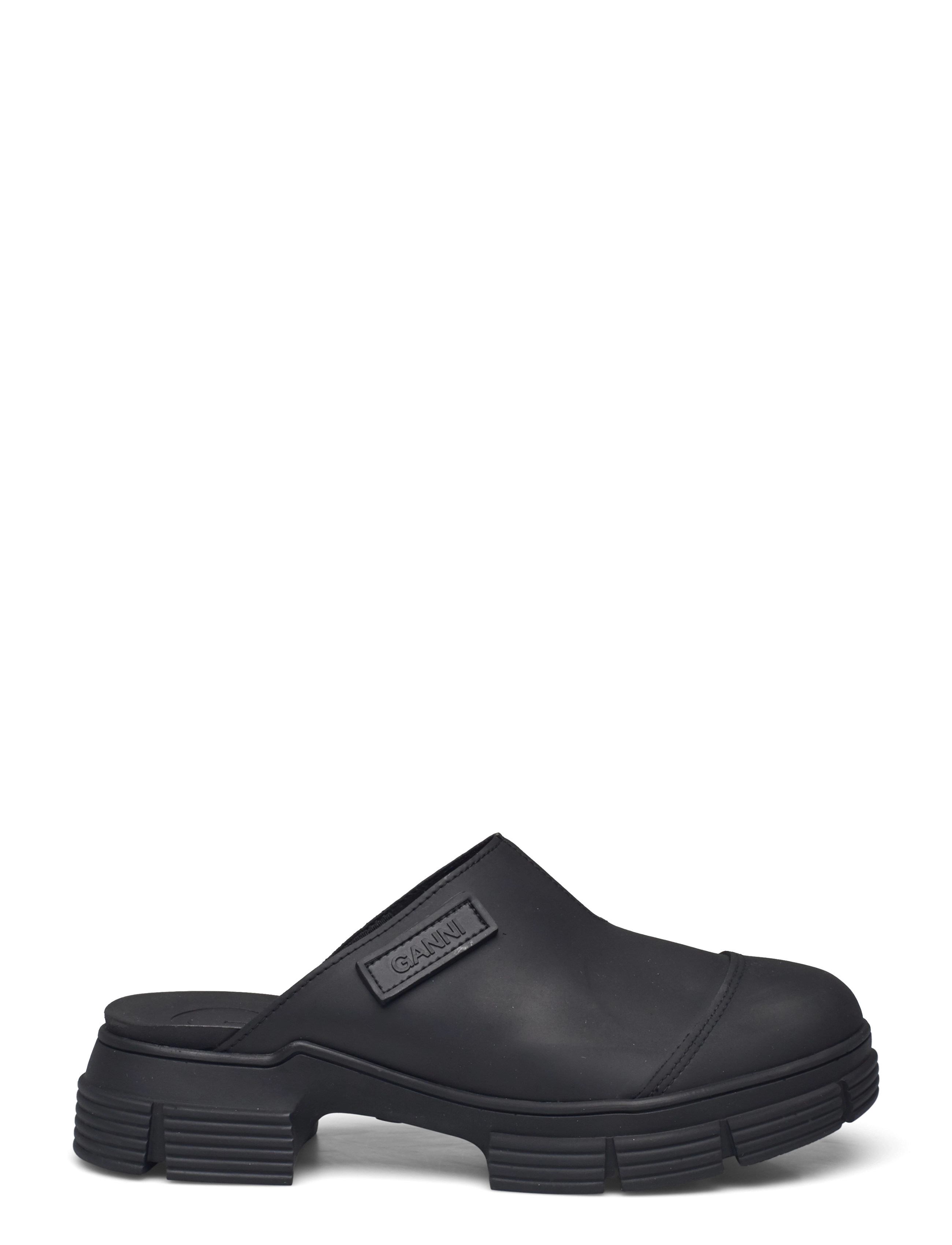 GANNI - Recycled Rubber City Mule - black - 1