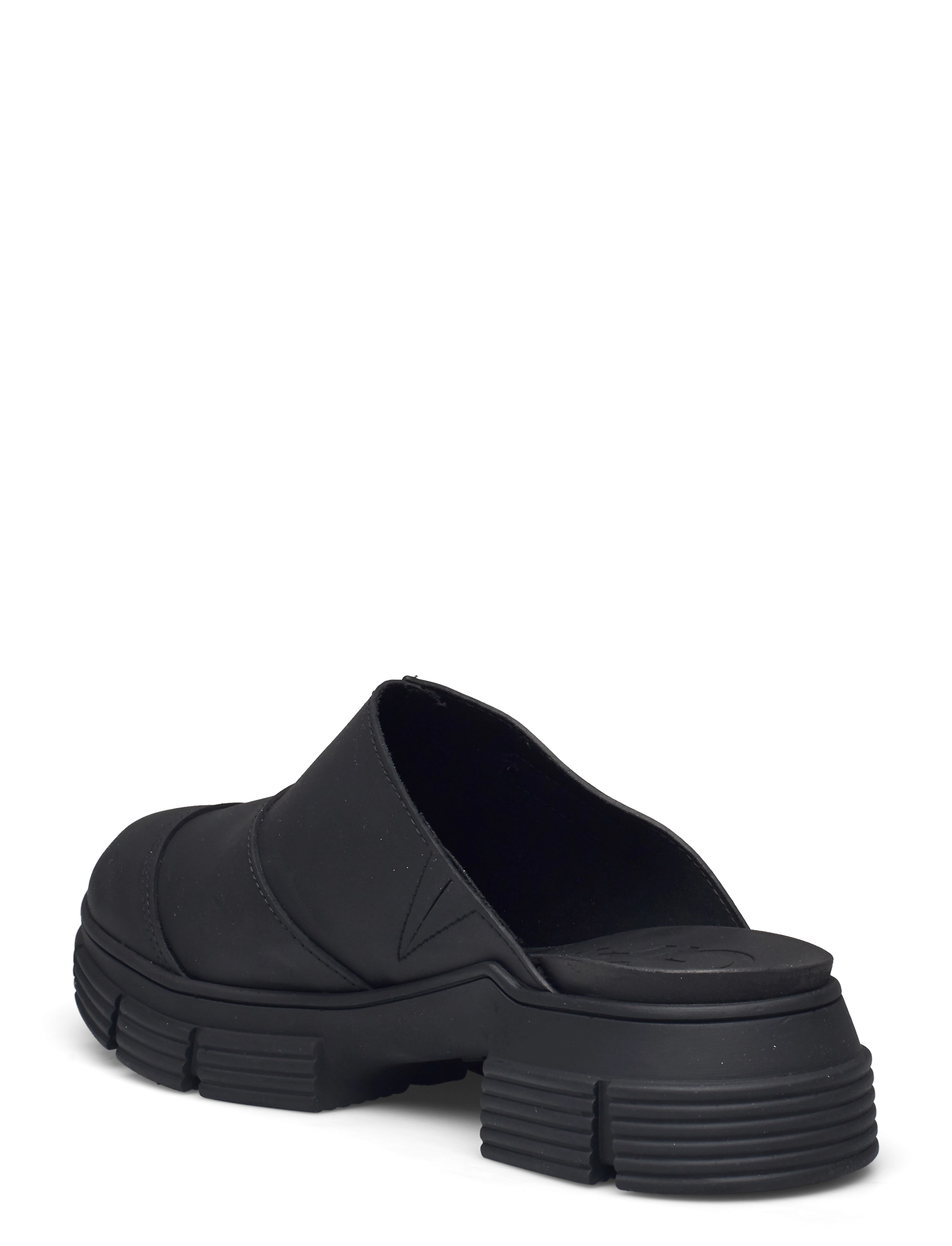 GANNI - Recycled Rubber City Mule - black - 2