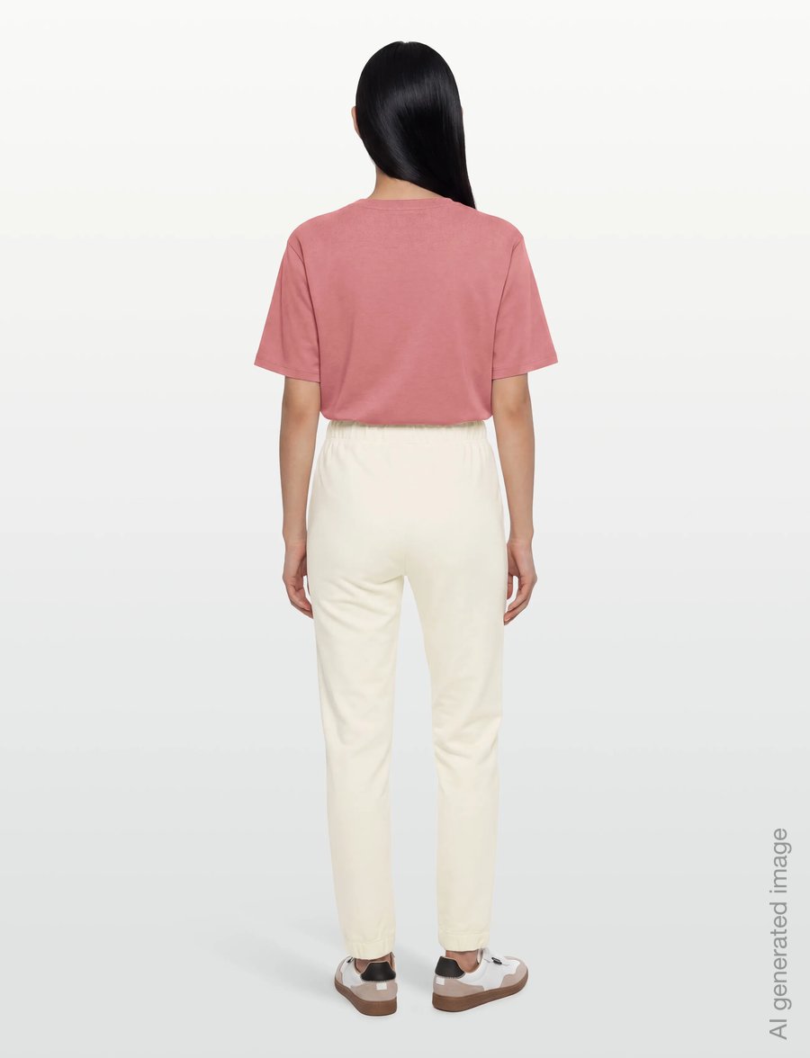 GANNI - Elasticated Pants - alltags-style - egret - 4