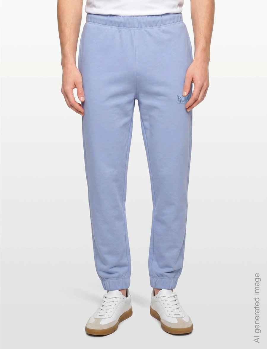 GANNI - Elasticated Pants - alltags-style - heather - 3