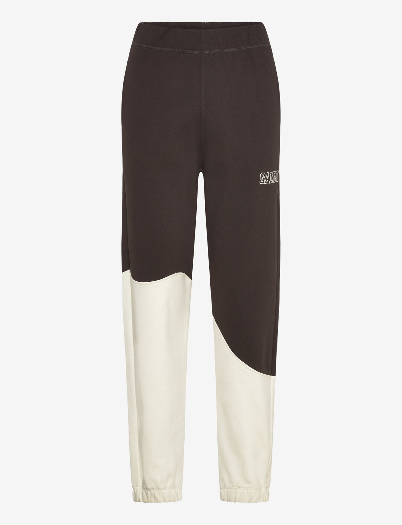 GANNI - Elasticated Pants, Wave - jogginghosen - mole - 0
