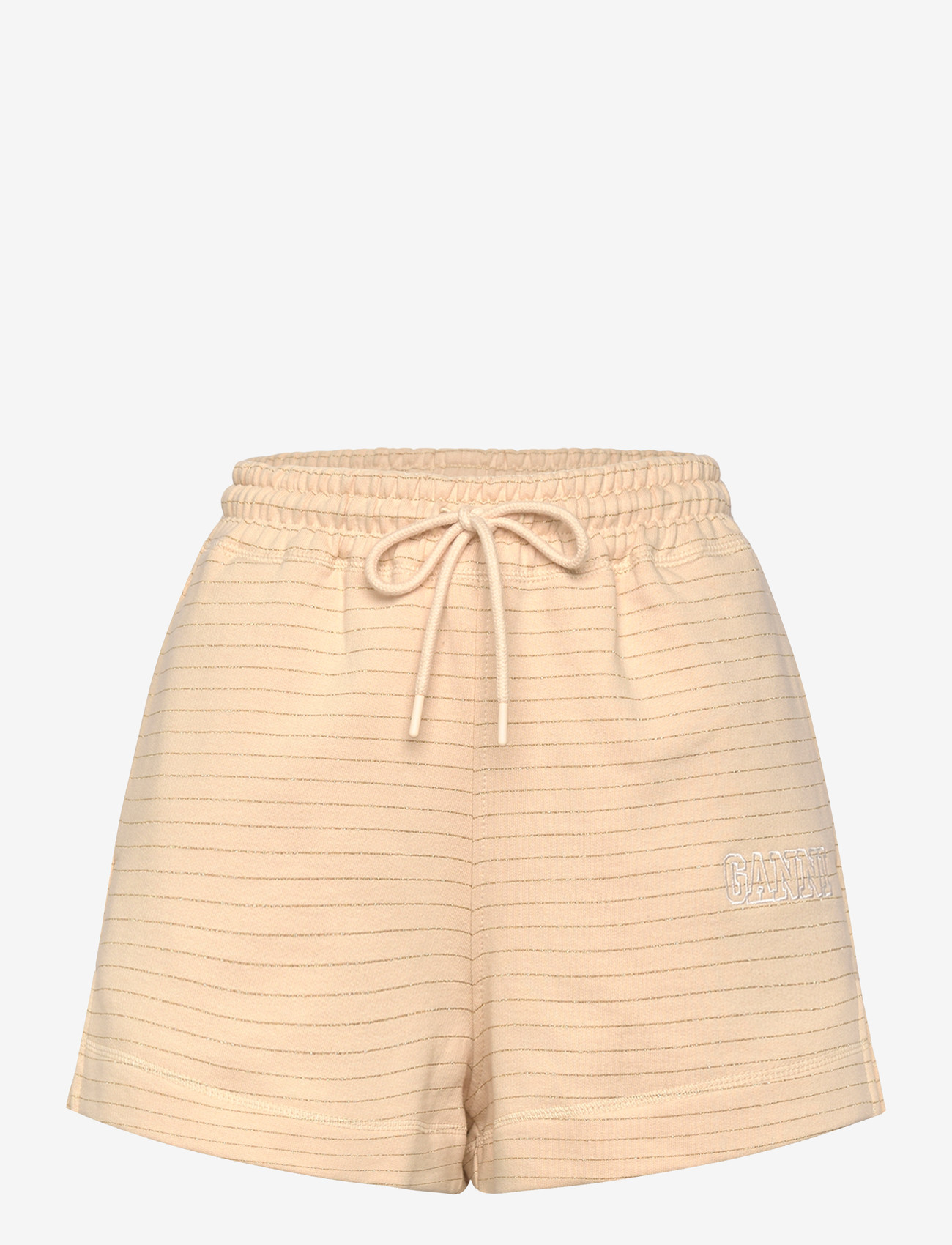 GANNI - Drawstring Shorts - sweatshorts - brazilian sand - 0