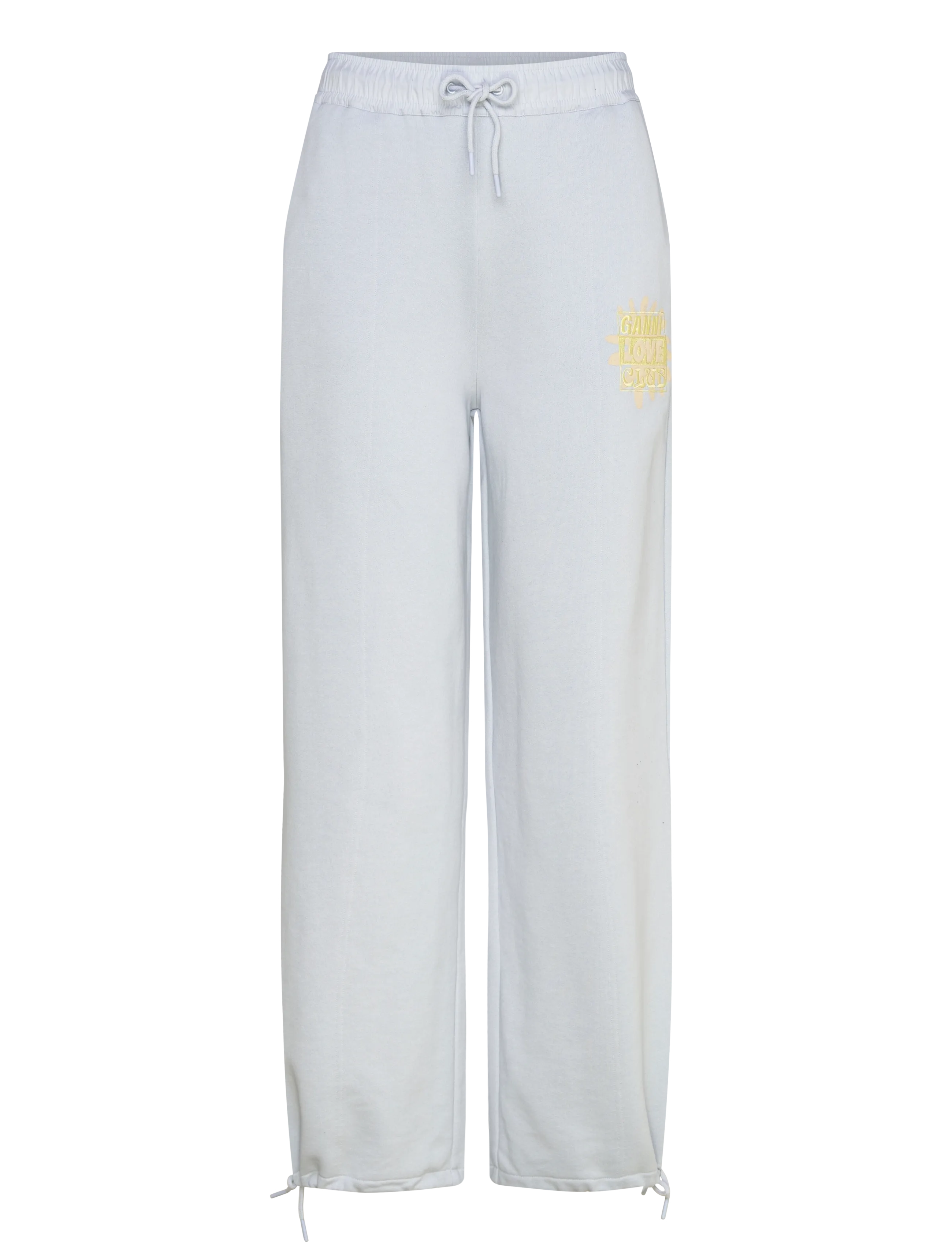 GANNI Isoli Mid Waist Straight Leg Sweatpants - Kleidung - HEATHER / blue