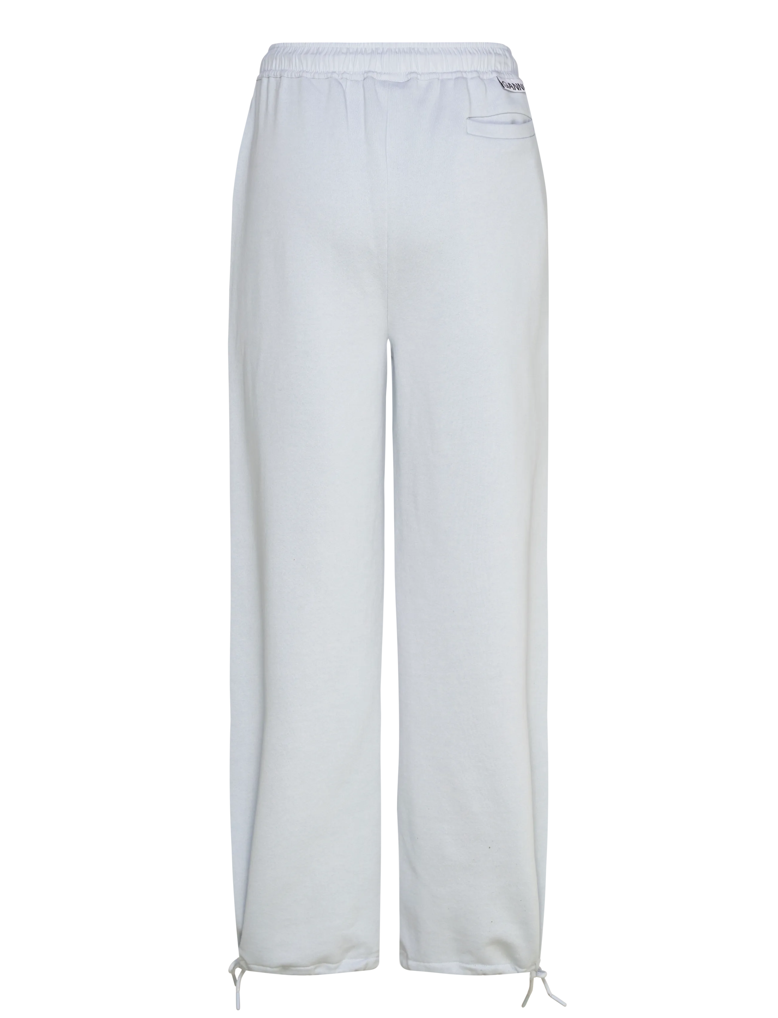 GANNI - Isoli Mid Waist Straight Leg Sweatpants - hverdags stil - heather - 1