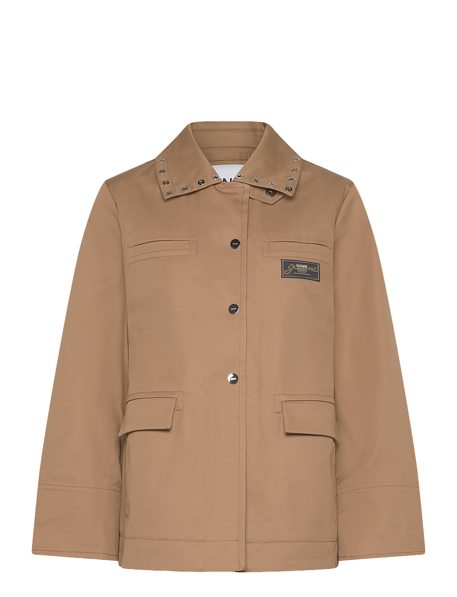 GANNI - JACKET - utility jackets - tiger's eye - 1