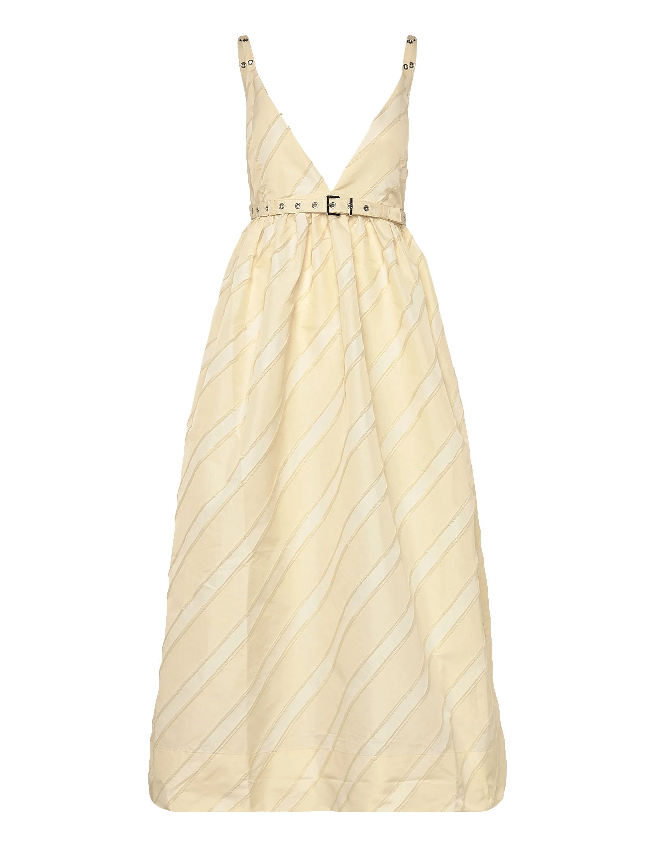 GANNI - Stripe Strap Maxi Dress