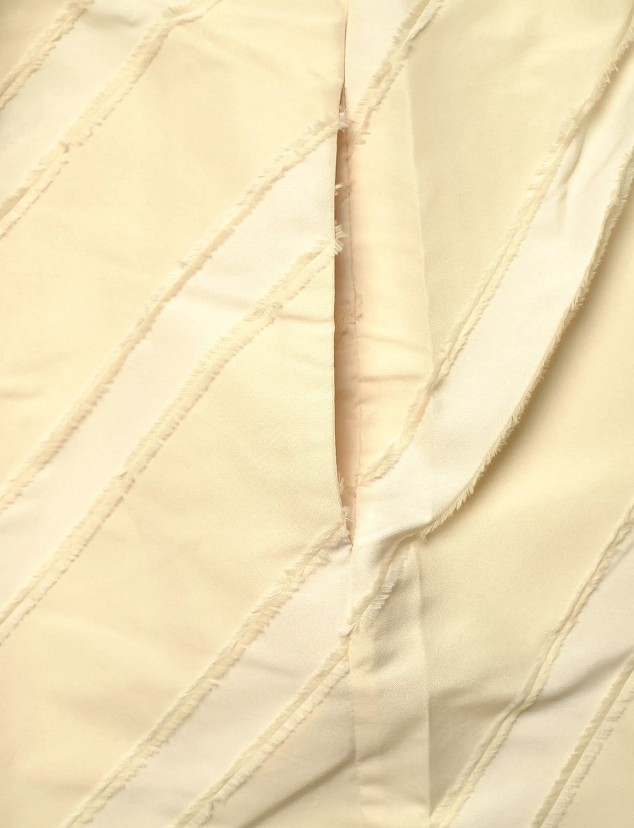 GANNI - STRIPE STRAP MAXI DRESS - cocktailkjoler - egret - 5