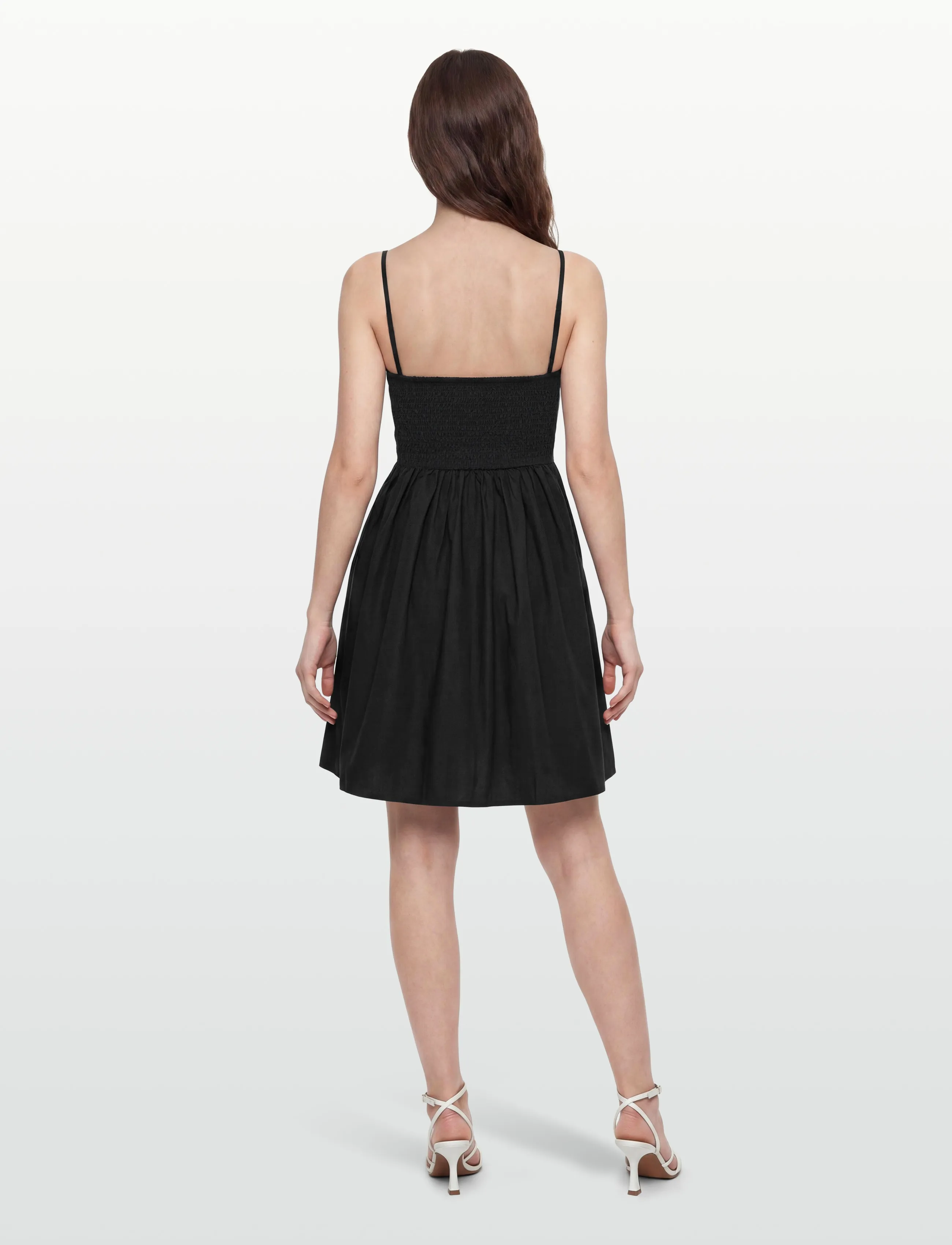 Ganni Cotton Poplin Strap Dress korta klänningar dam – bild 3