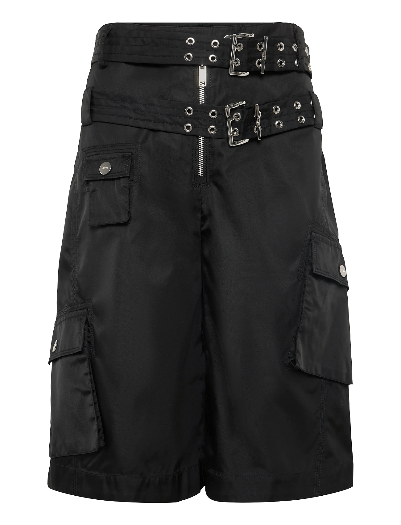 GANNI | Duchesse Nylon Pocket Shorts | 42