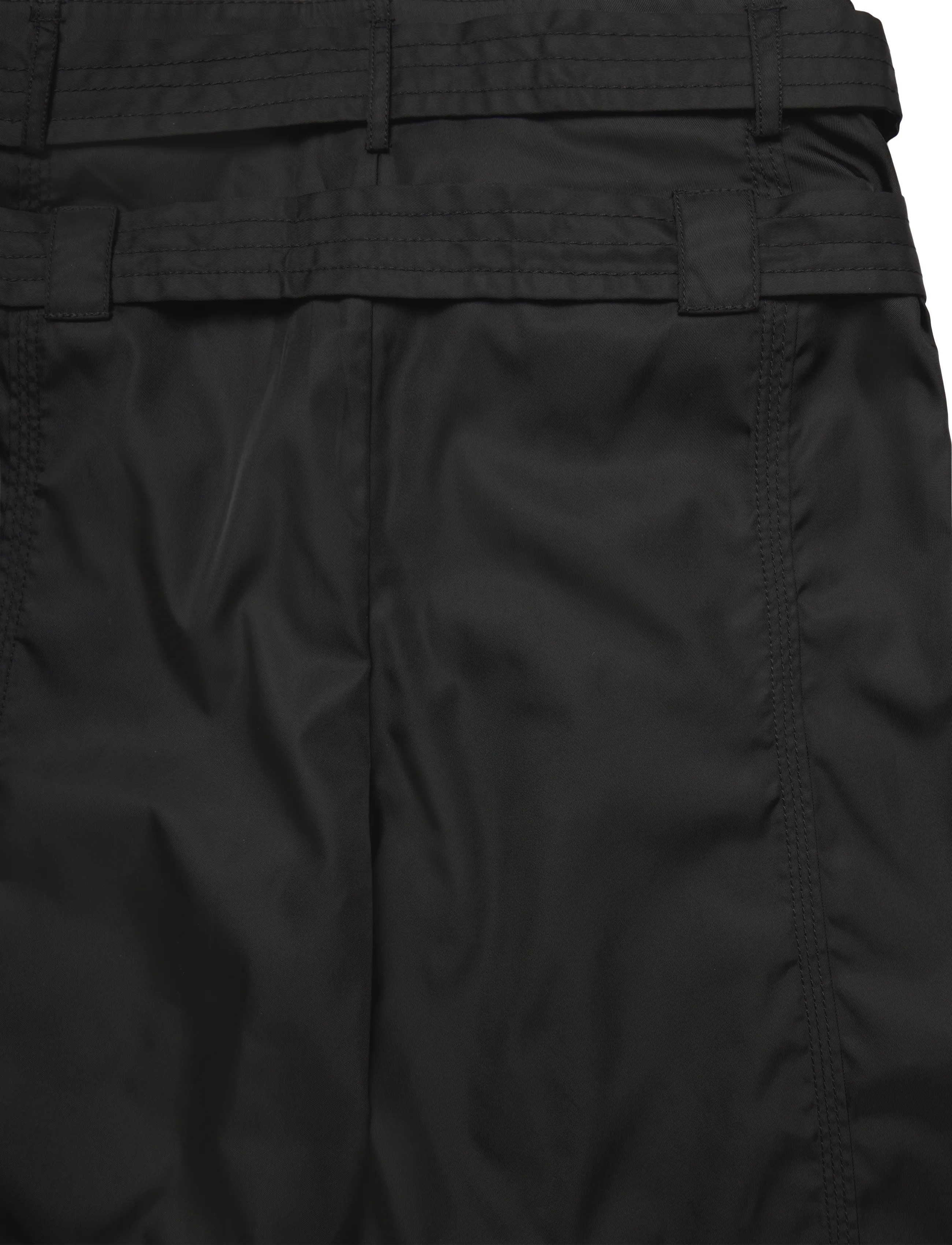 GANNI - Duchesse Nylon Pocket Shorts - black - 2