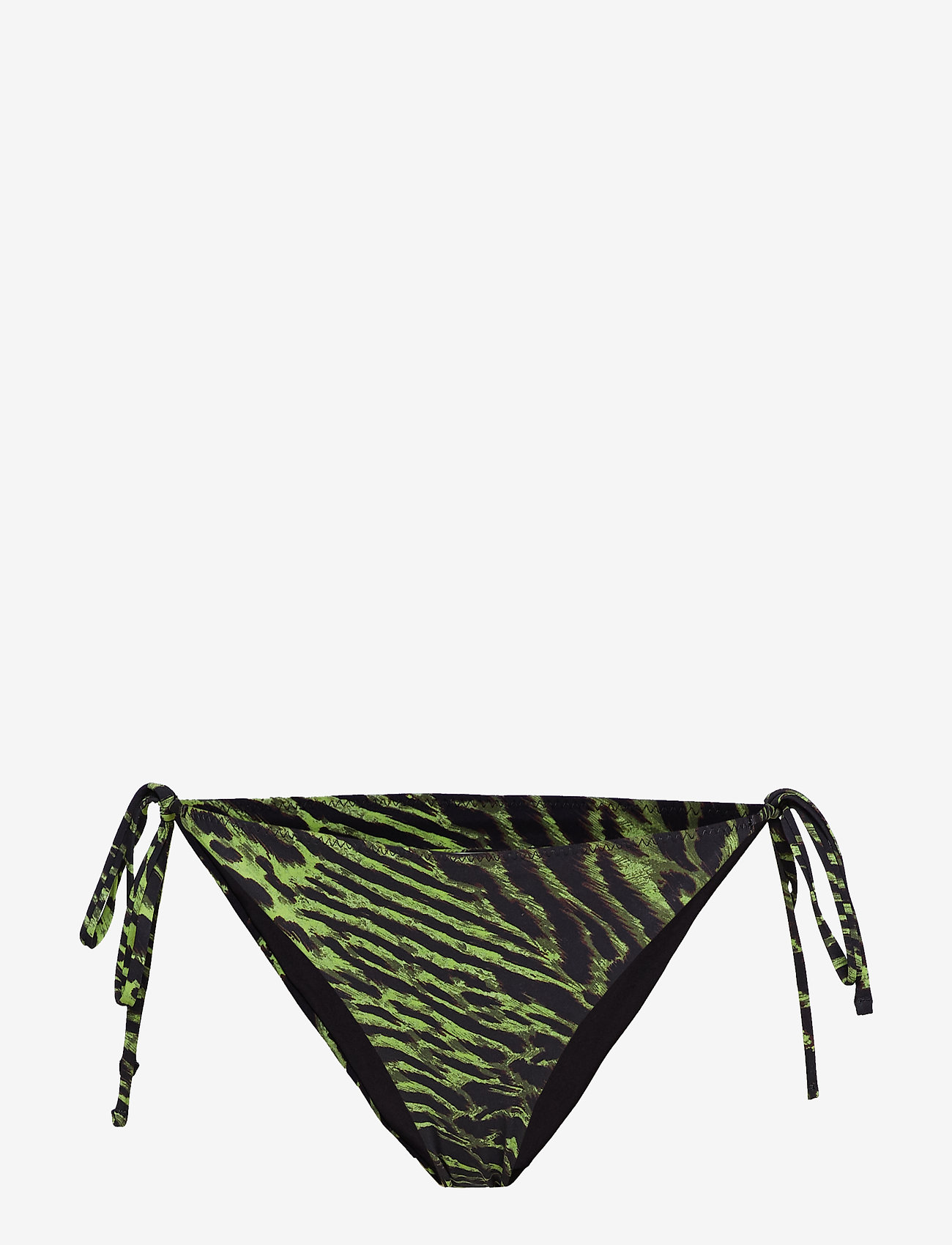 Ganni - Tiger Print Swimwear - lime tiger - 0