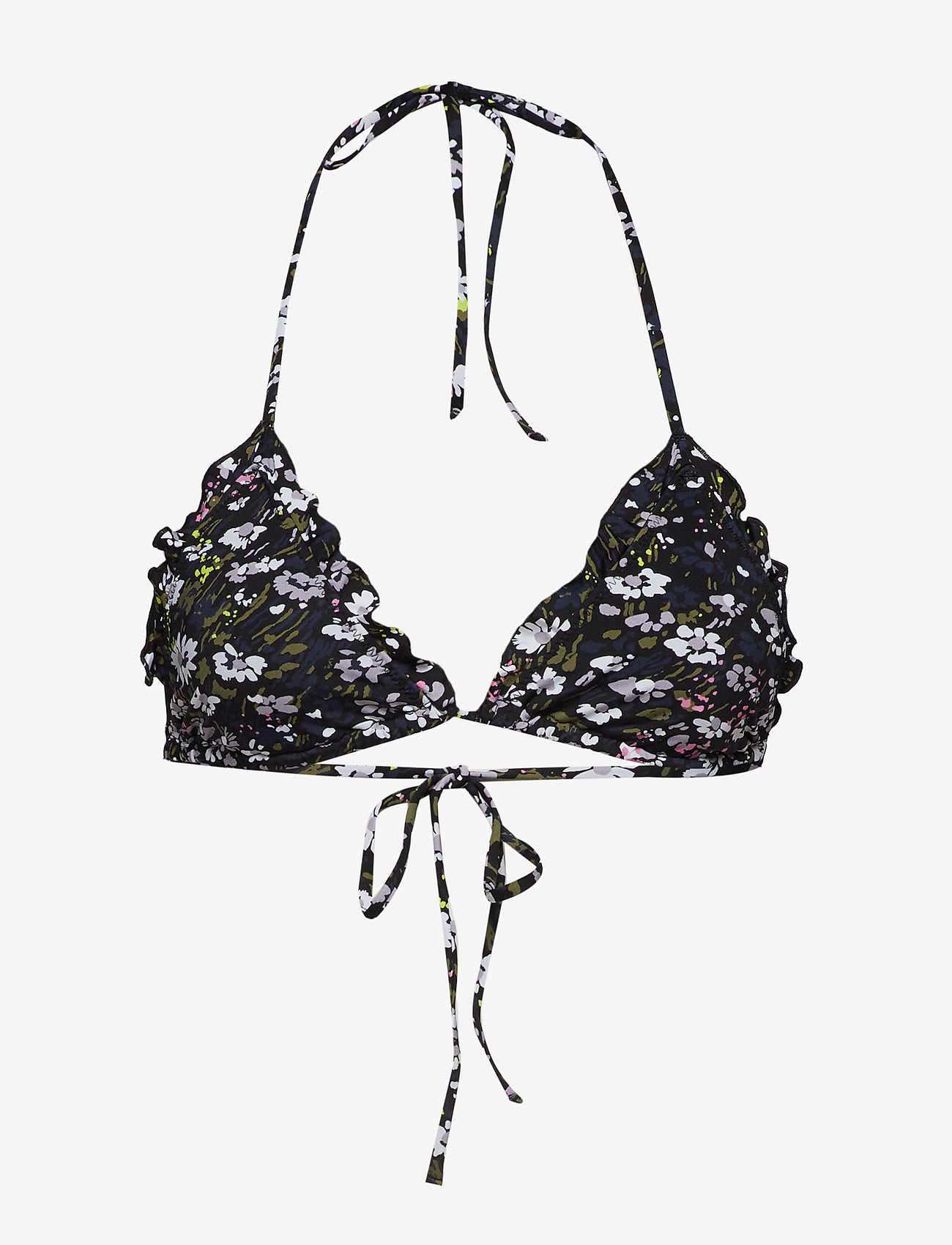 Ganni - Recycled Fabric Swimwear - black - 0