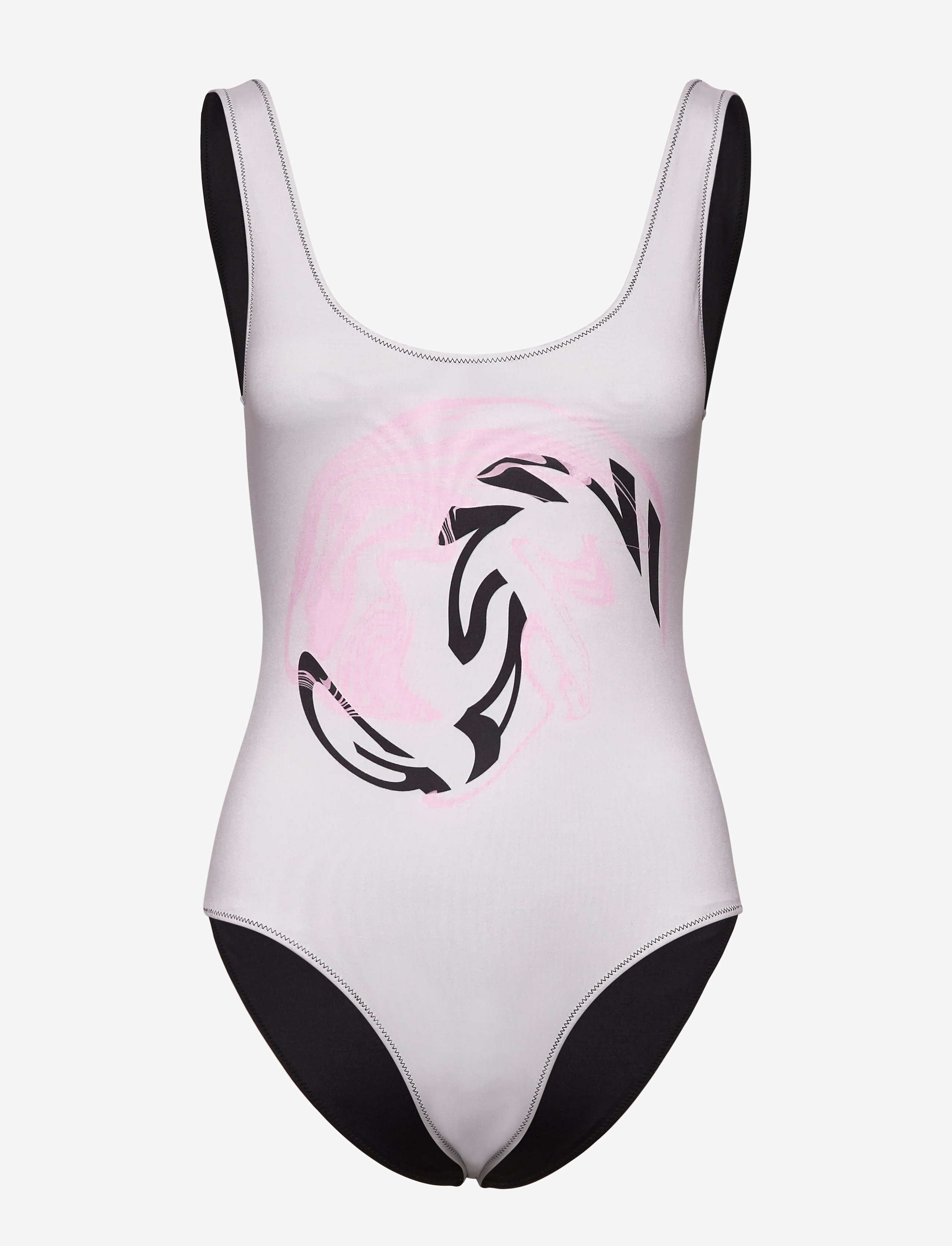 Ganni - Placement Print Swimwear - vapor blue - 0