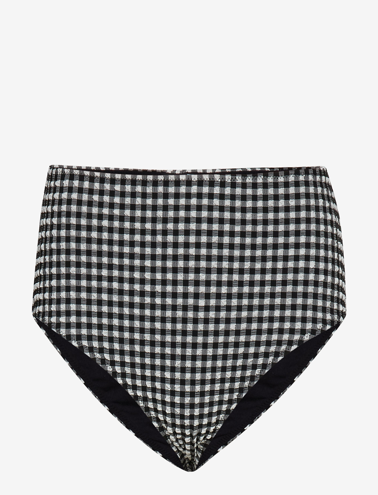 Ganni - Seersucker Swimwear - black - 0