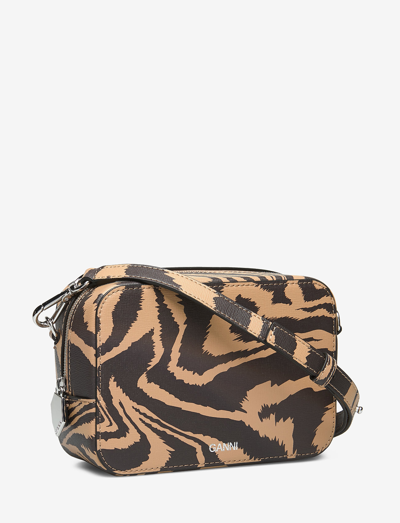Ganni - Printed Leather Slg Bag - tannin - 2