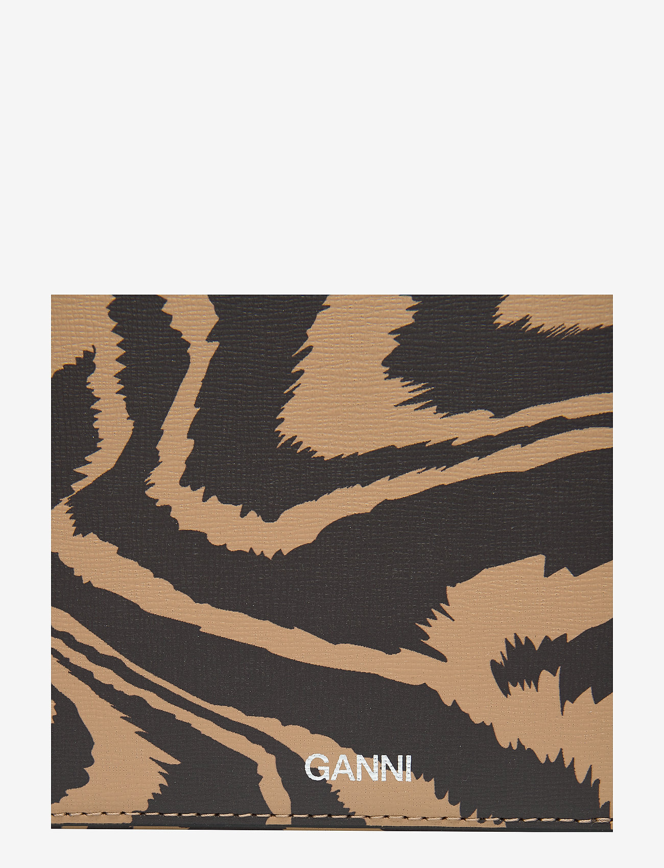 Ganni - Printed Leather Slg Bag - tannin - 3
