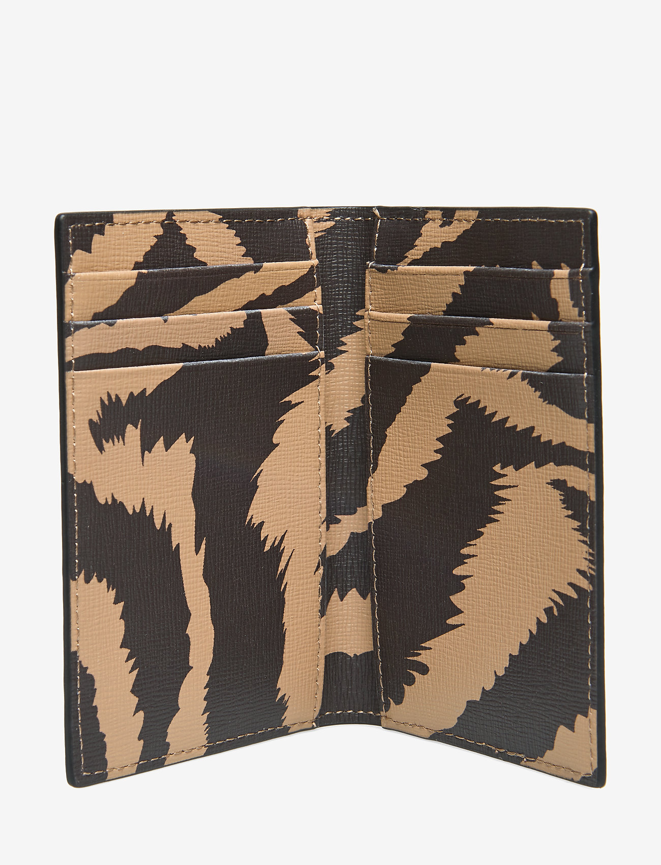 Ganni - Printed Leather Cardkeeper - tannin - 3