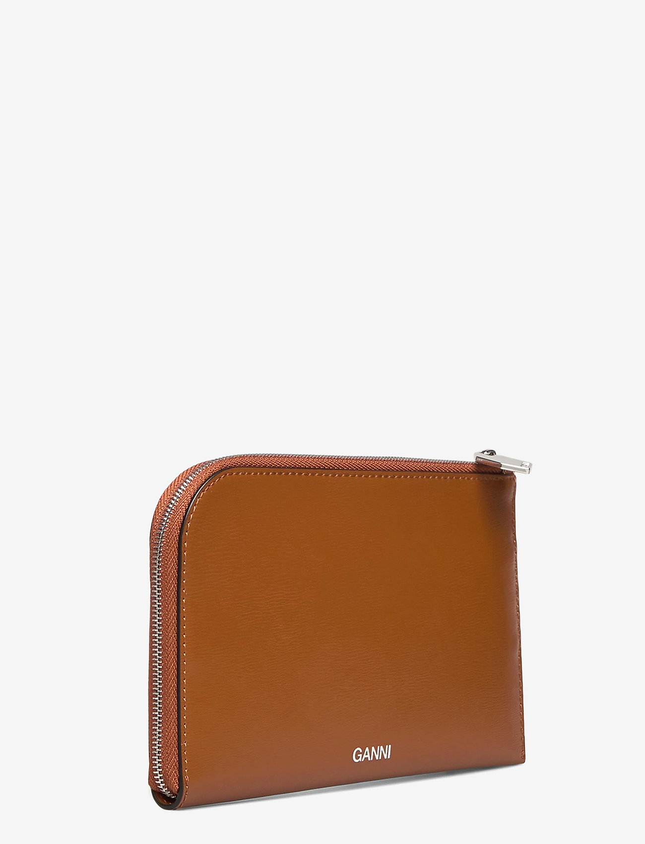 Ganni - Wallet - cognac - 2