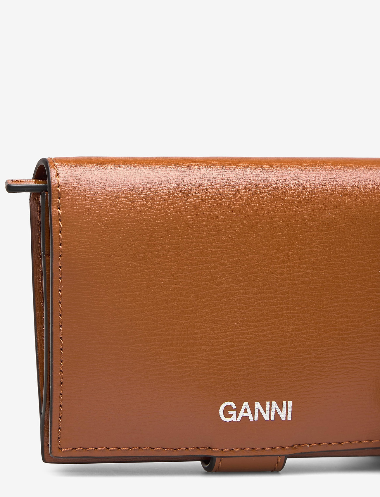 Ganni - Mini Wallet - cognac - 3