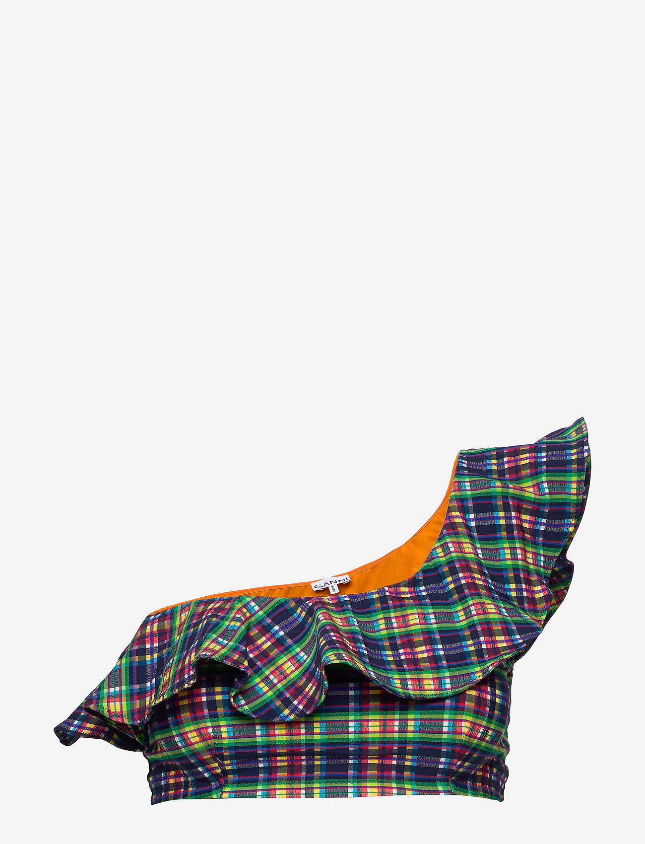 Ganni - Seersucker Swimwear - multicolour - 0