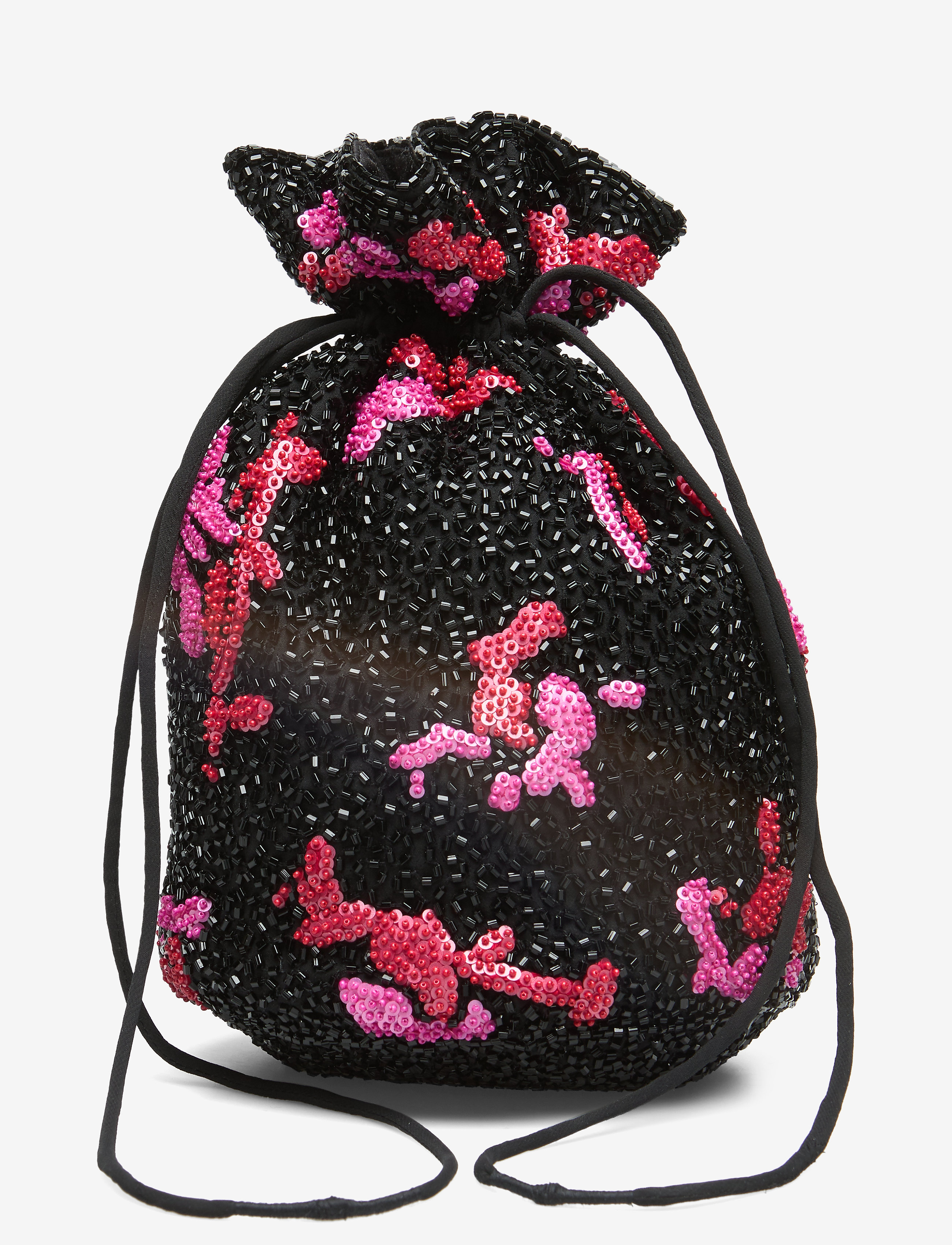Ganni - Hand Beaded Accessories Purse - black - 0