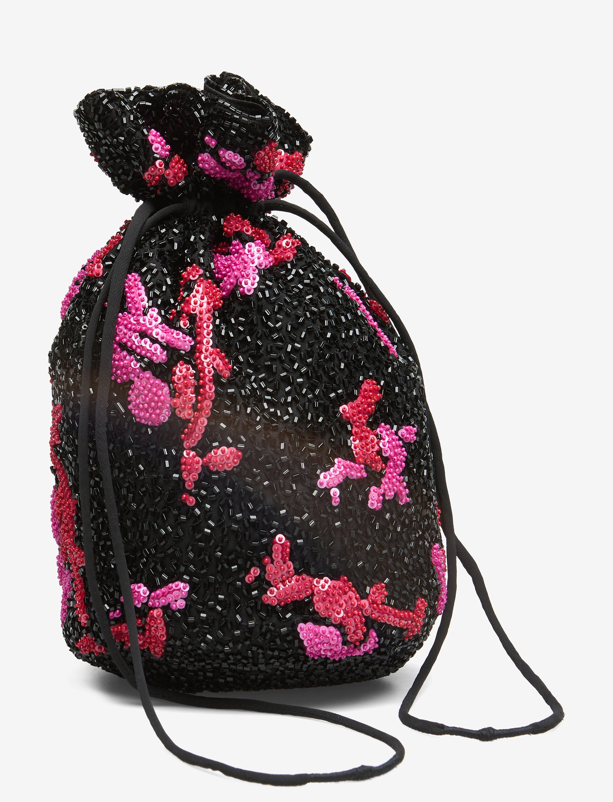 Ganni - Hand Beaded Accessories Purse - black - 2