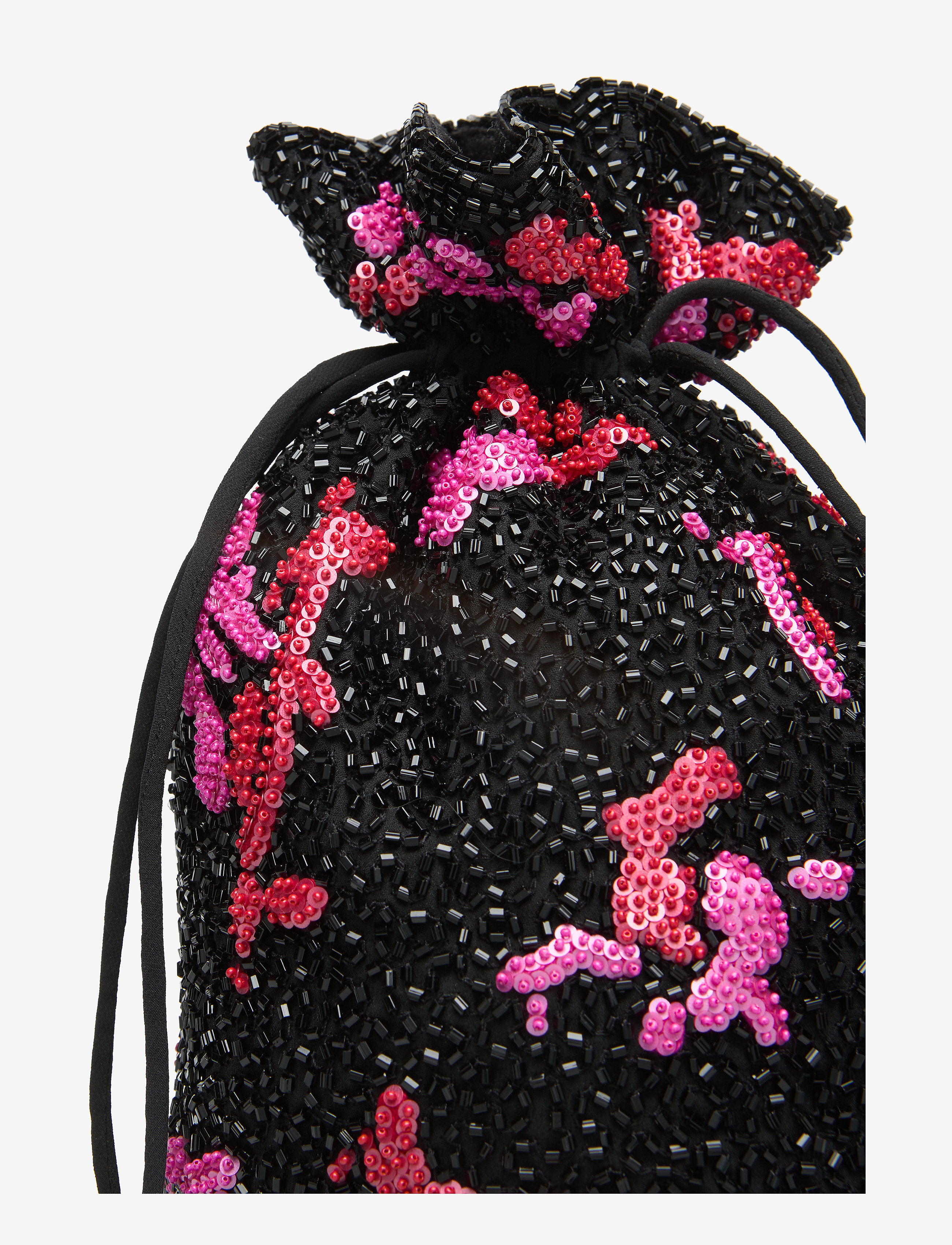 Ganni - Hand Beaded Accessories Purse - black - 3