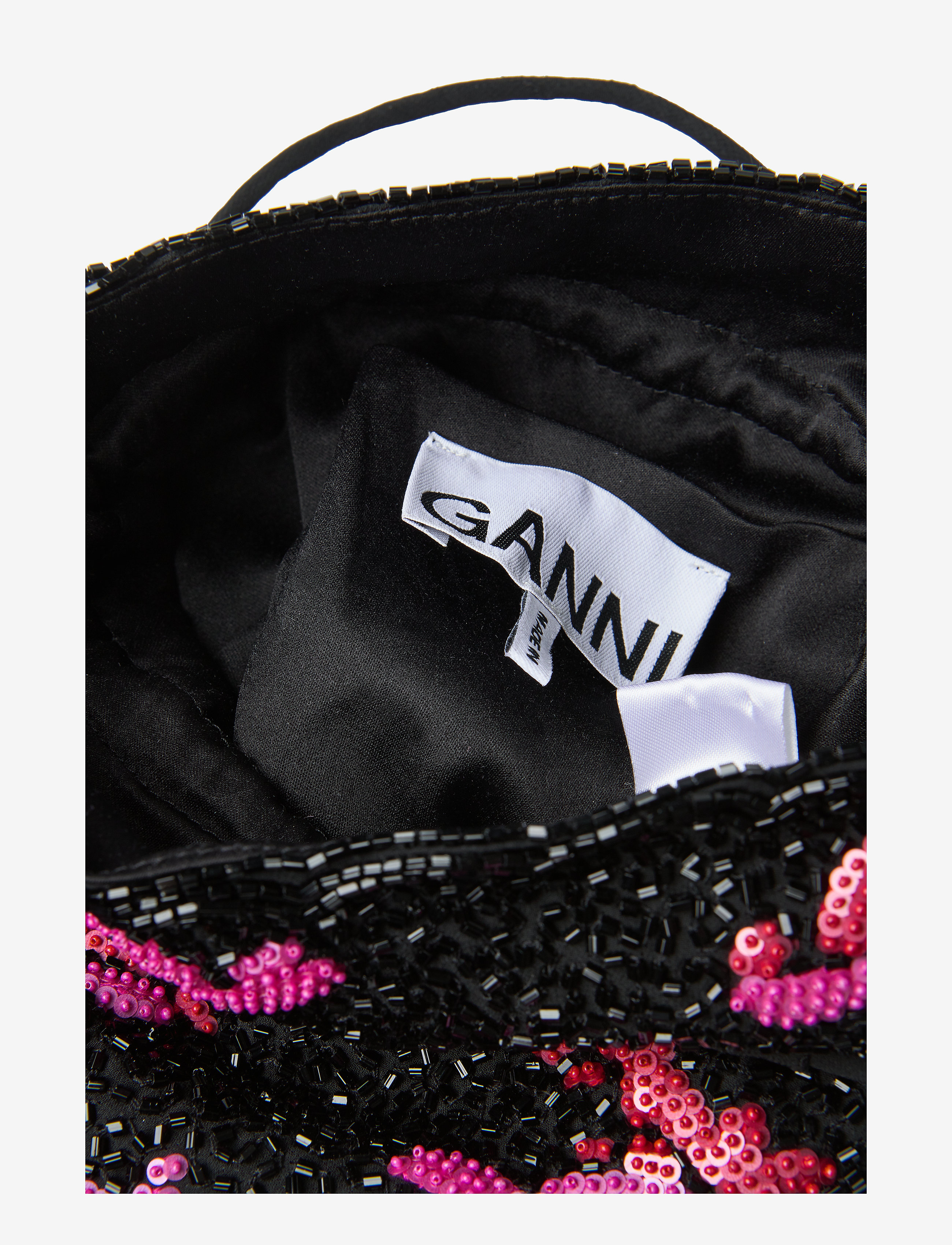 Ganni - Hand Beaded Accessories Purse - black - 4