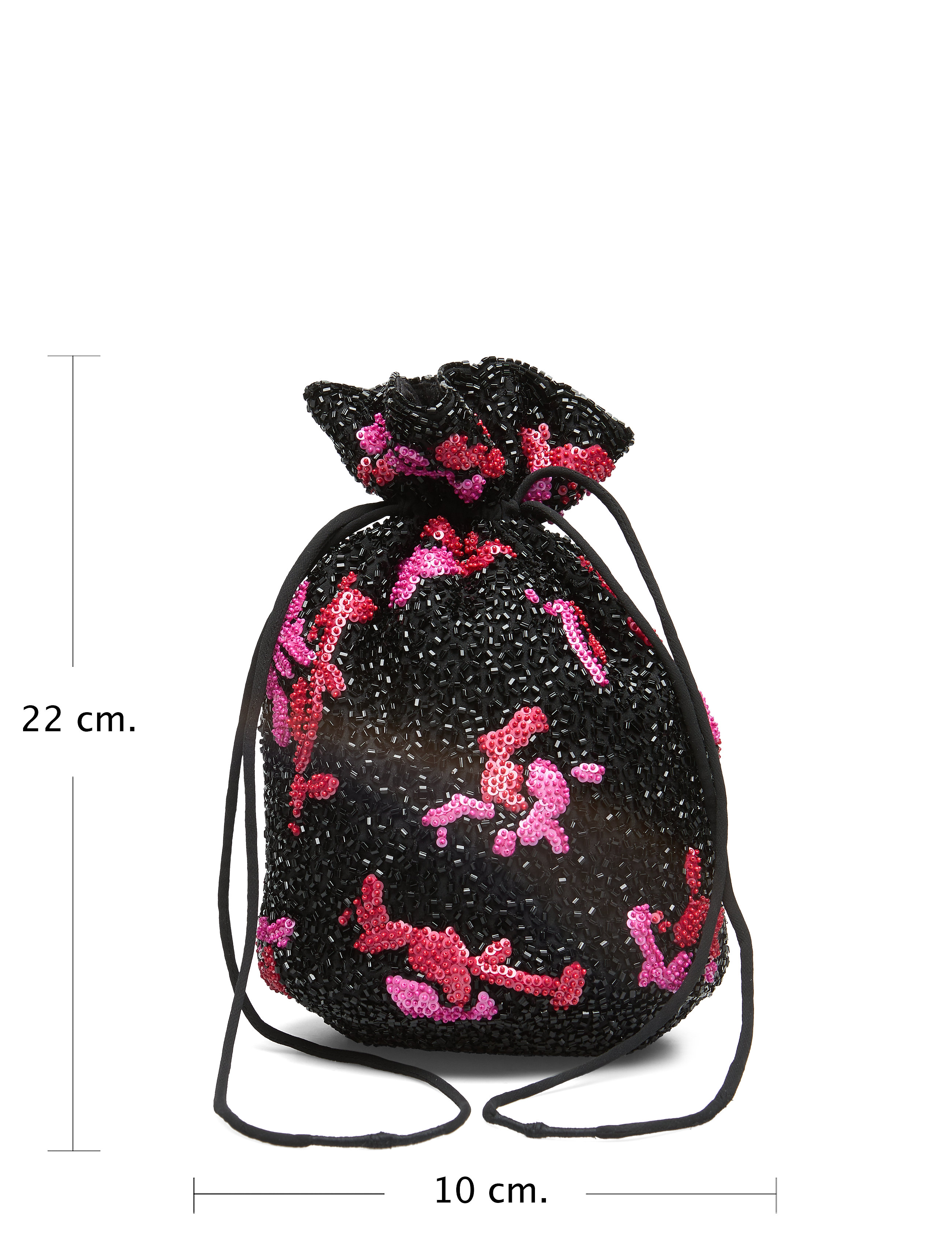 Ganni - Hand Beaded Accessories Purse - black - 5