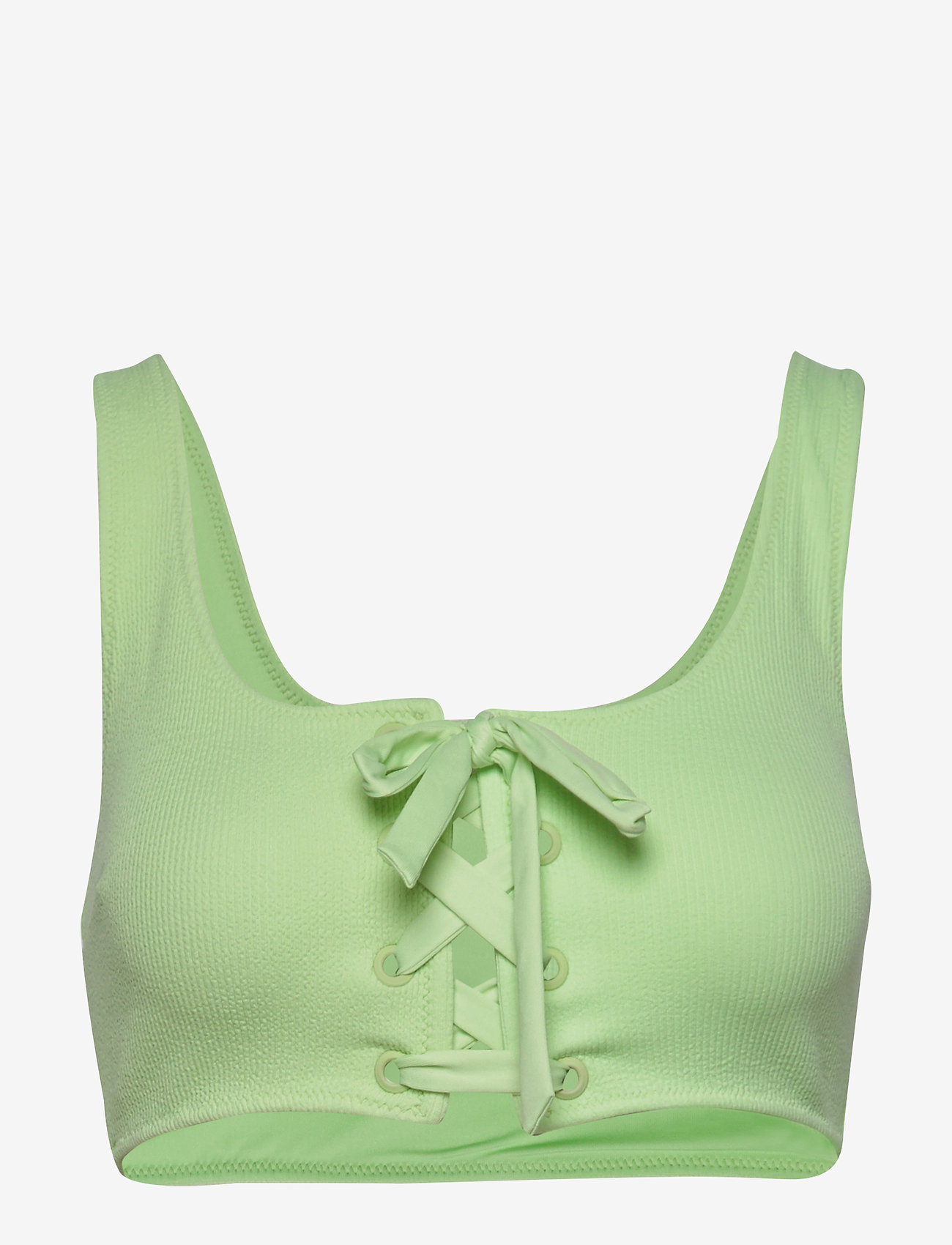 Ganni - Recycled Textured Swimwear - patina green - 0