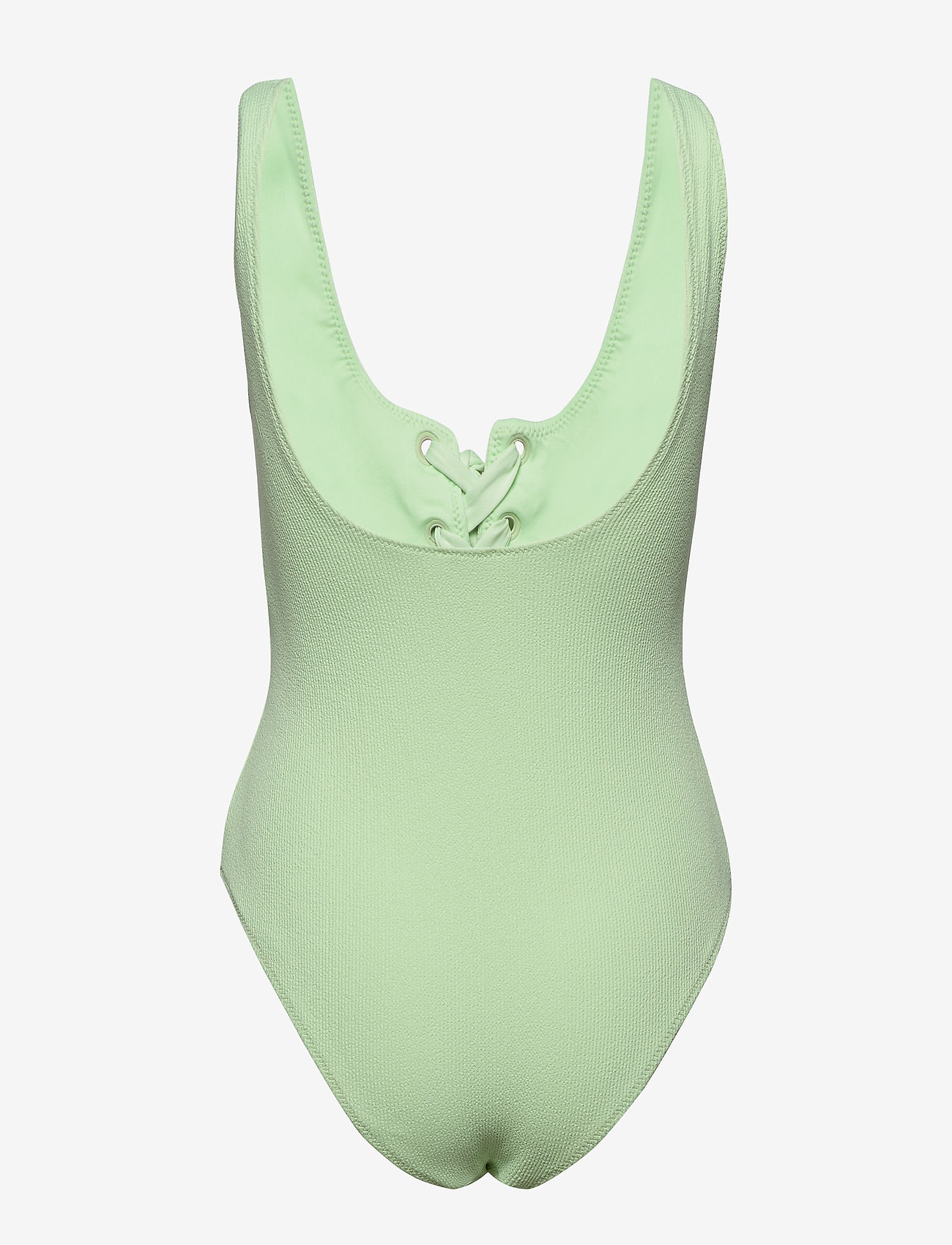 Ganni - Recycled Textured Swimwear - patina green - 1