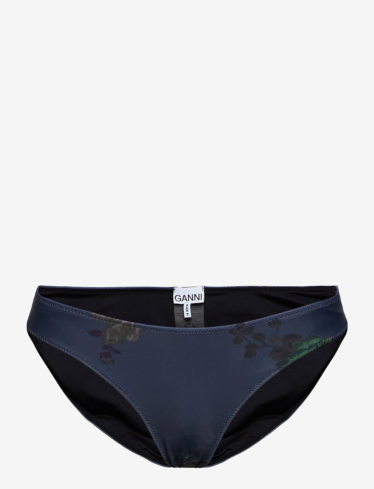 Ganni - Recycled Printed Swimwear - phantom - 0