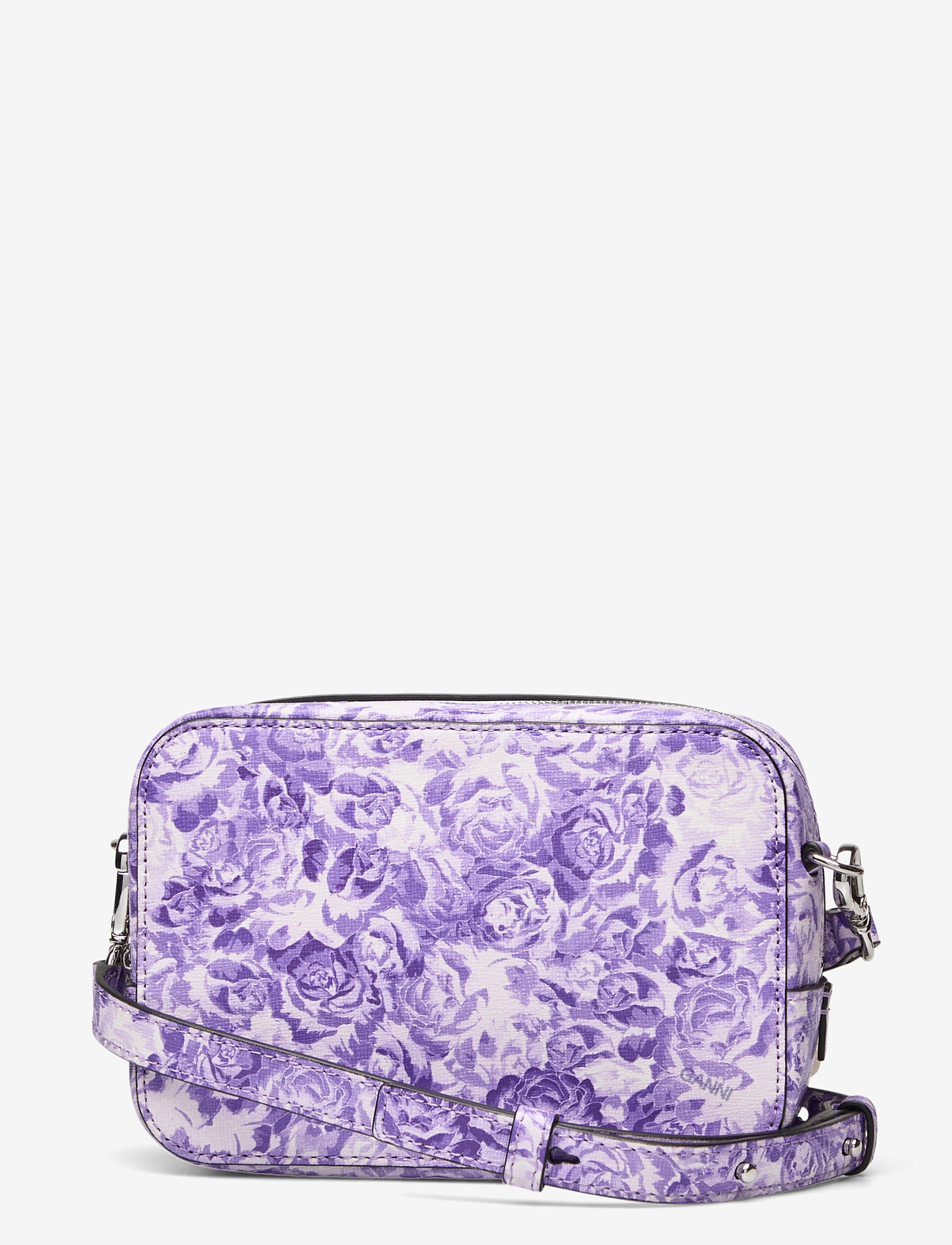 Ganni - Printed Leather - violet tulip - 0