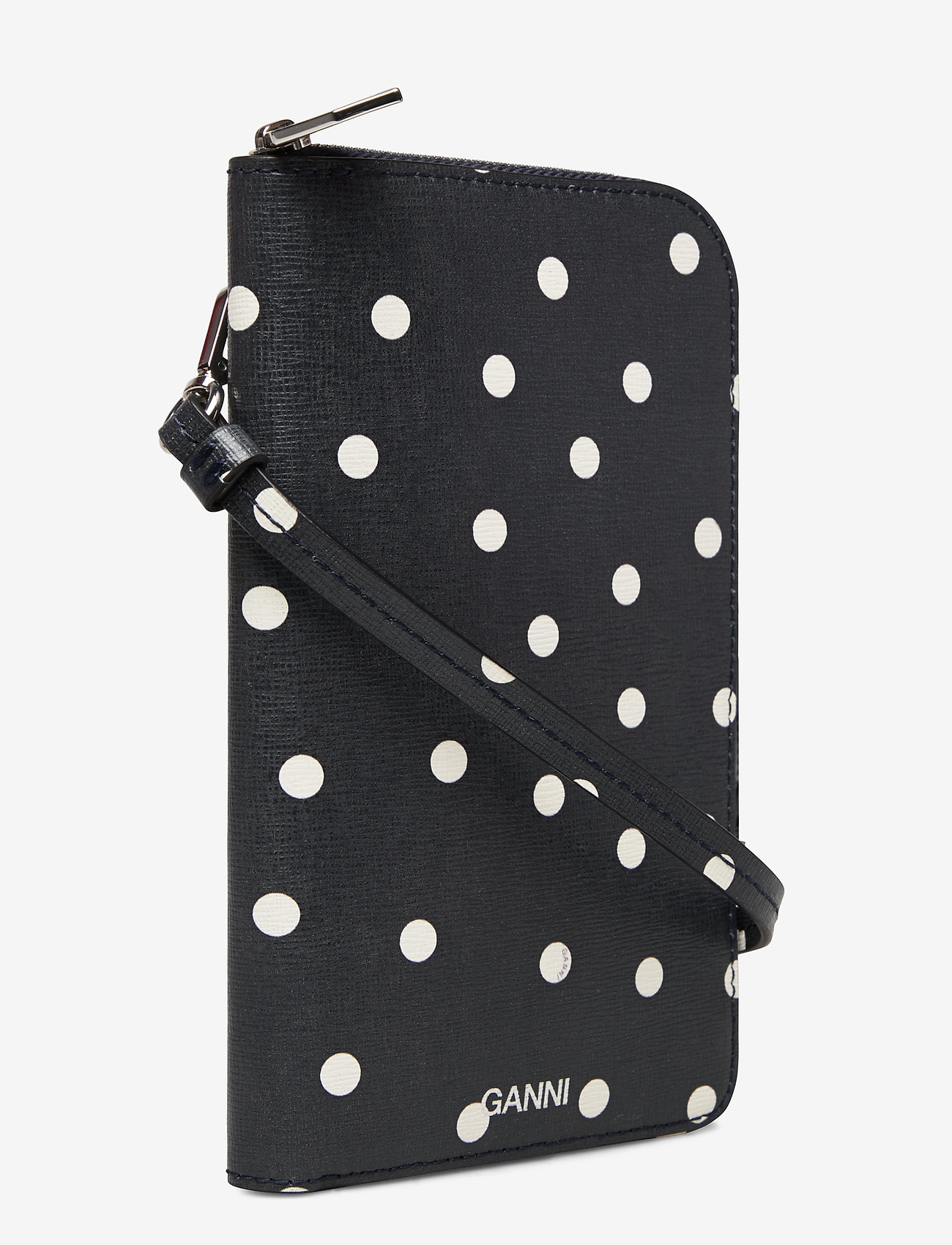 Ganni - Phone Bag Leather - sky captain - 2