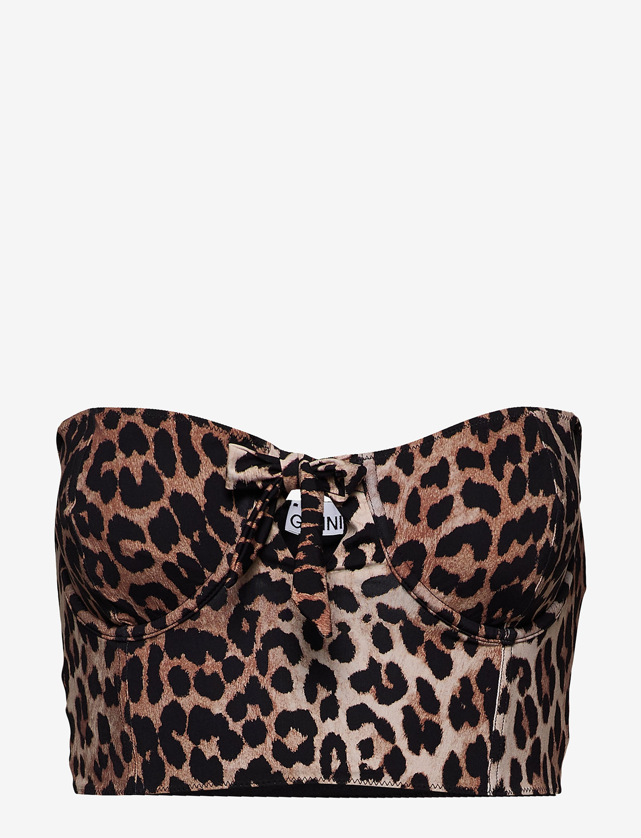 Ganni - Bikini top - leopard - 3