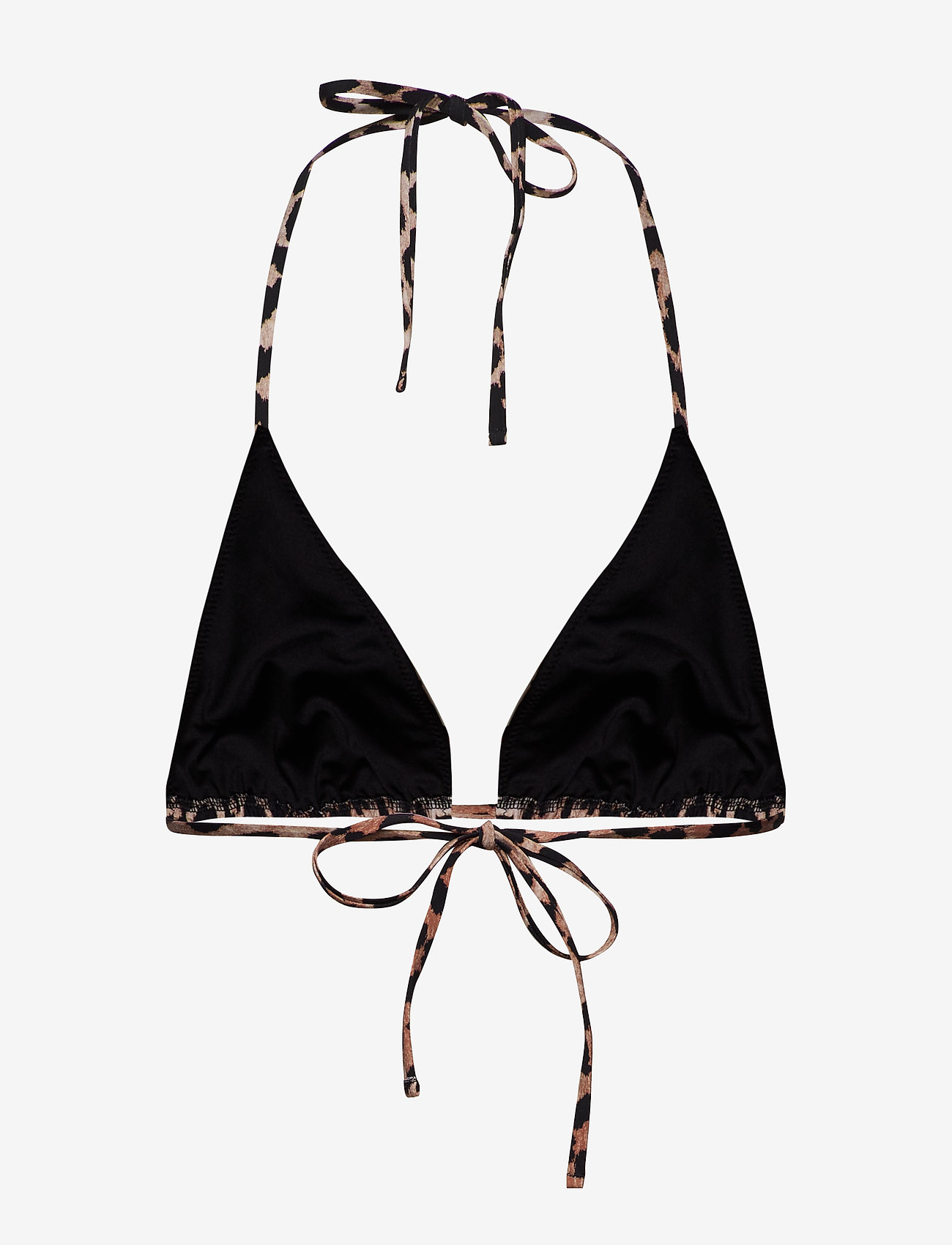 Ganni - String Bikini Top - leopard - 1