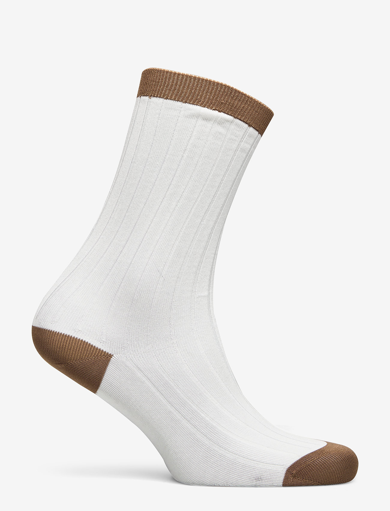 Ganni - Cotton Blend Socks - egret - 1
