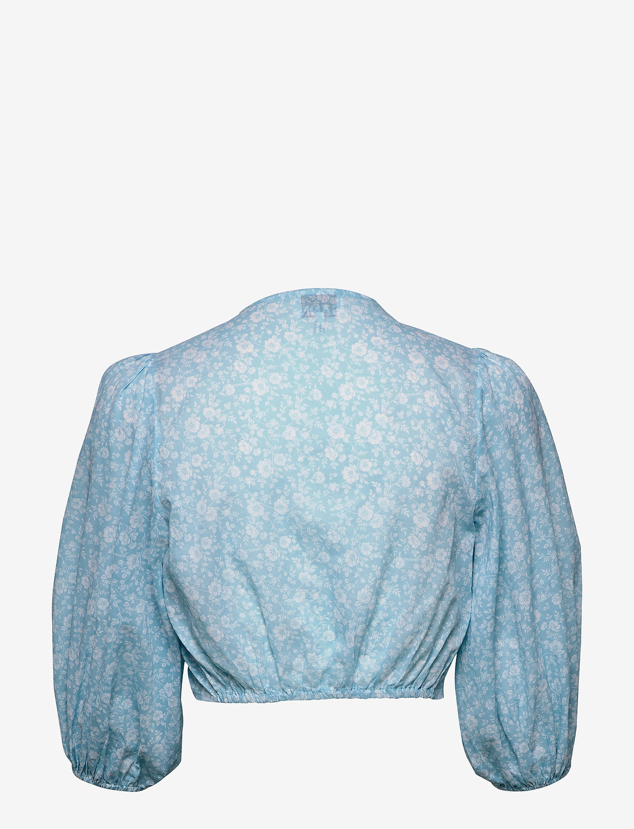 Ganni - Wrap Top - alaskan blue - 1