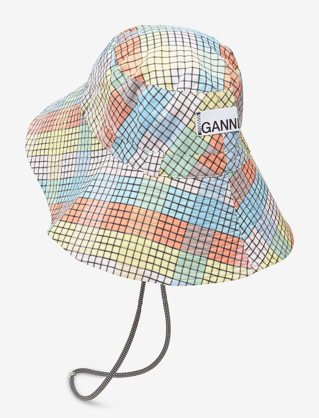 Ganni - Seersucker Check Accessories - multicolour - 1