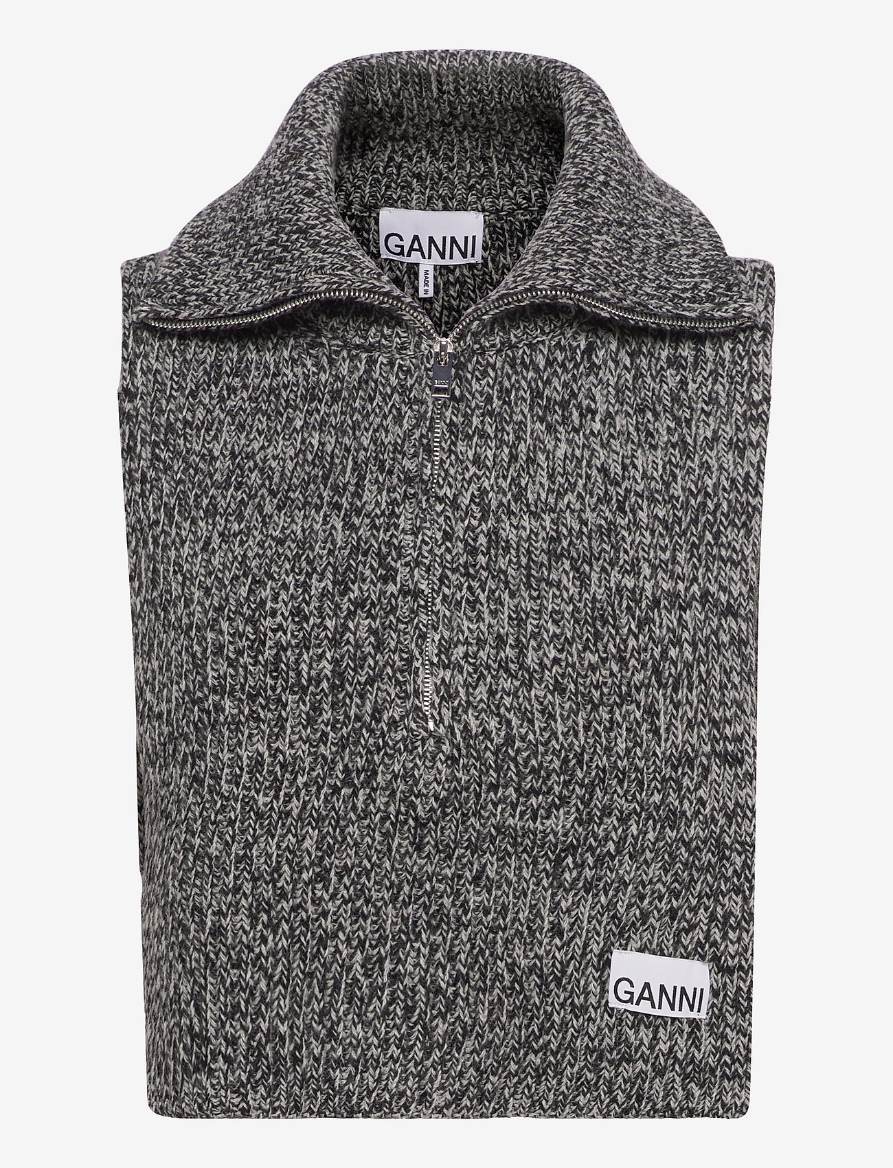 Ganni - Rib Knit Accessories - egret - 0