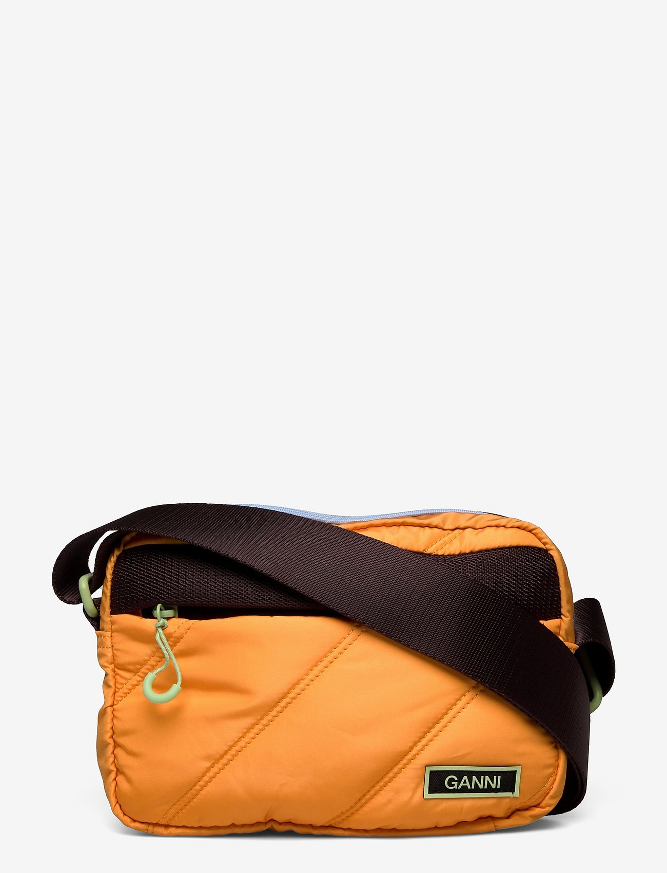 Ganni - Quilted Recycled Tech - bright marigold - 0