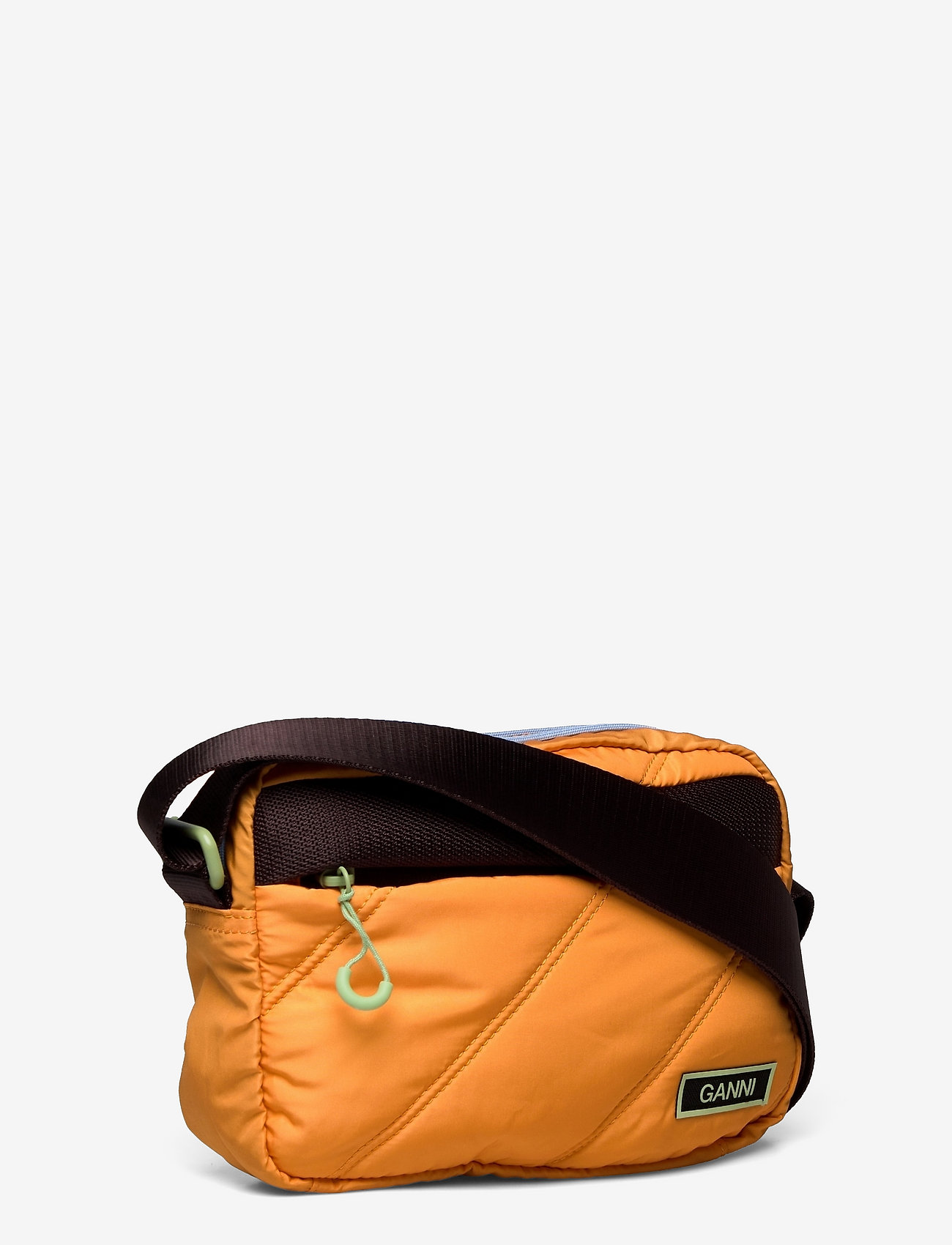 Ganni - Quilted Recycled Tech - bright marigold - 2
