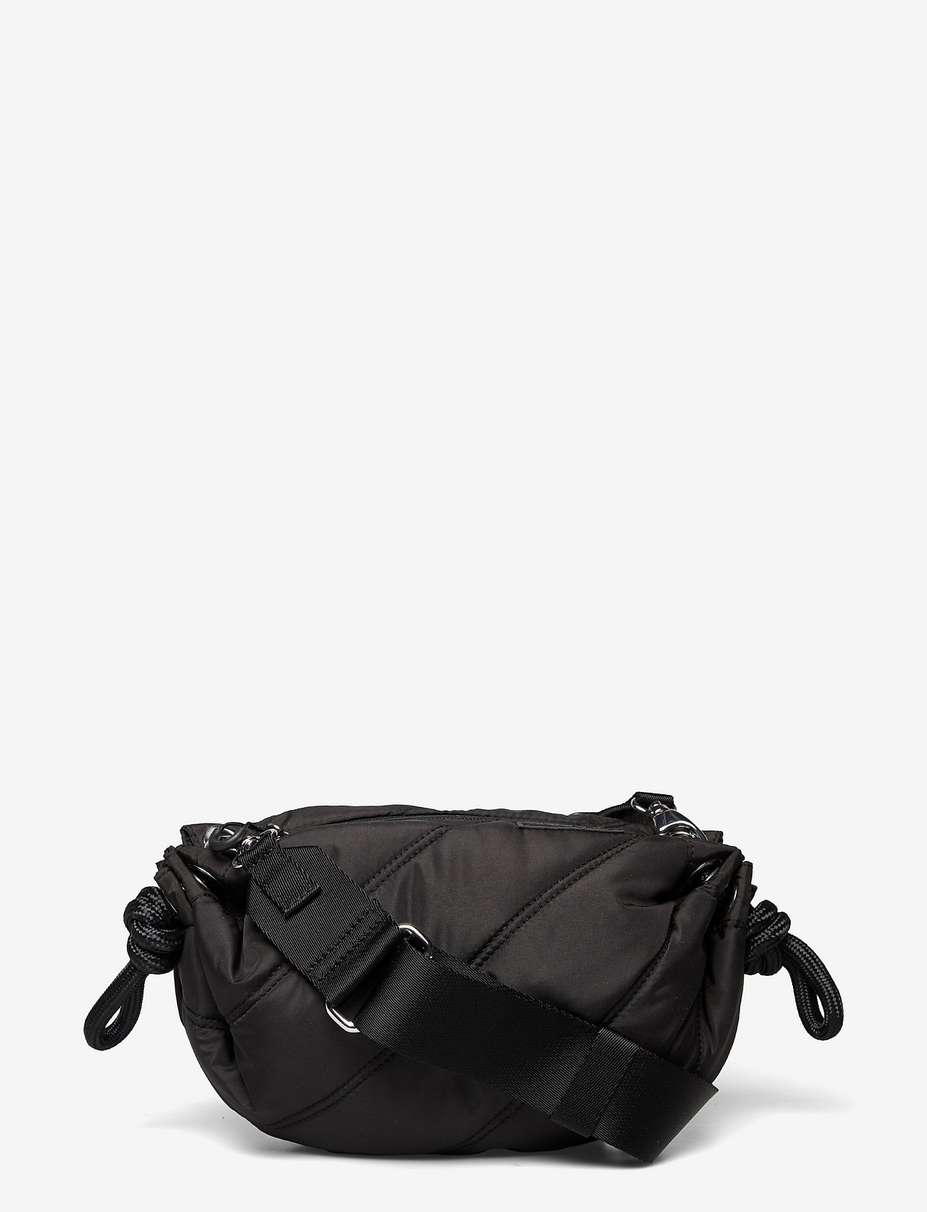 Ganni - Quilted Recycled Tech Small Duffle Bag - black - 0